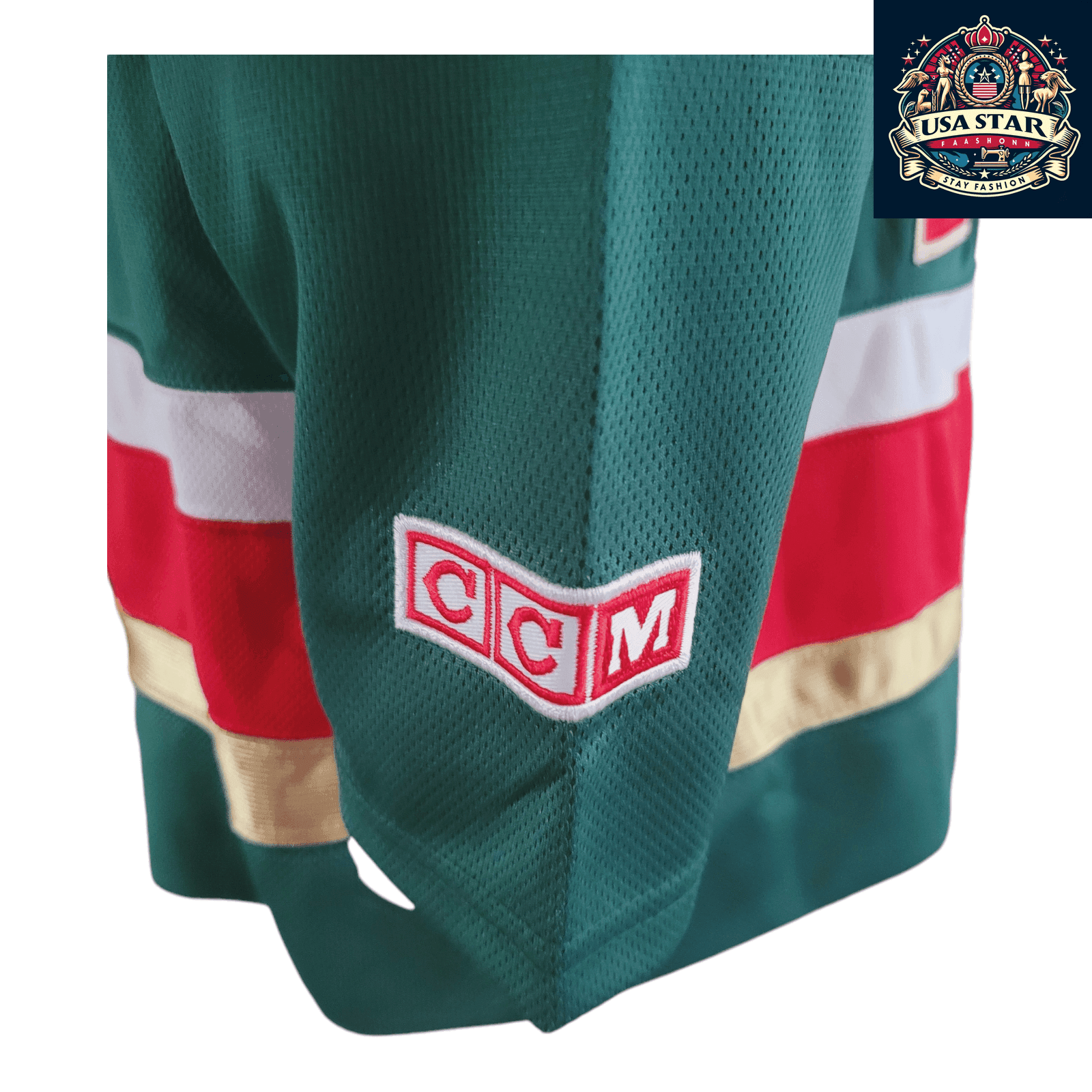Filip Kuba Minnesota Wild 17 Adult Medium CCM NHL Authentic Air - Knit Jersey - USASTARFASHION