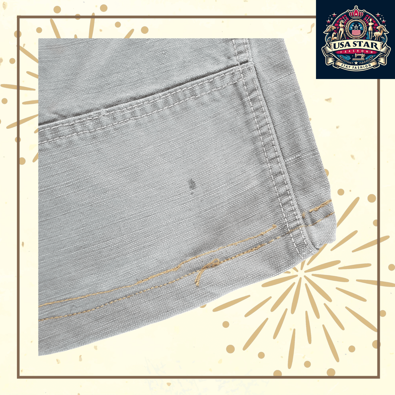 G - Star Gray Shorts W32 with Elastic Waistband, Multiple Pockets, and Comfortable Cotton Fabric - USASTARFASHION