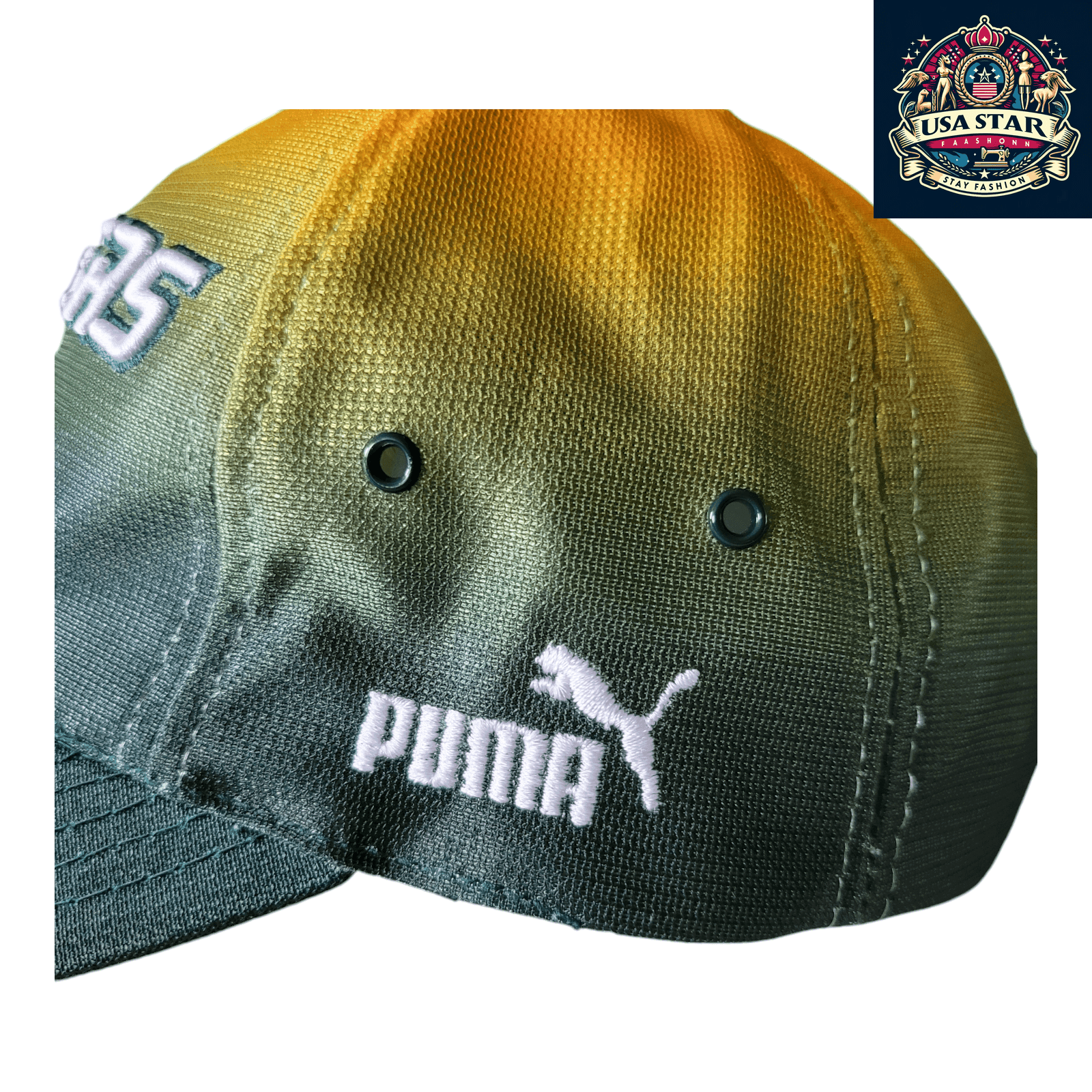 Green Bay Packers Hat - Gradient Design, Official NFL Cap by Puma Pro Line, One Size Fits Most - USASTARFASHION