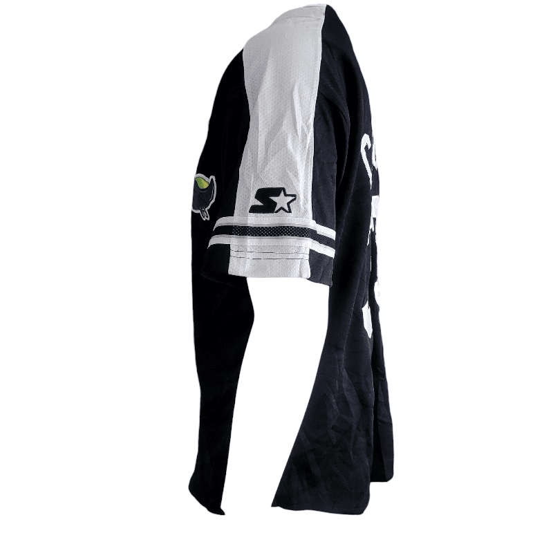 Jose Canseco 33 Starter Jersey - XL Classic Black with Rays Patch, Retro Style, Grade A Condition - USASTARFASHION