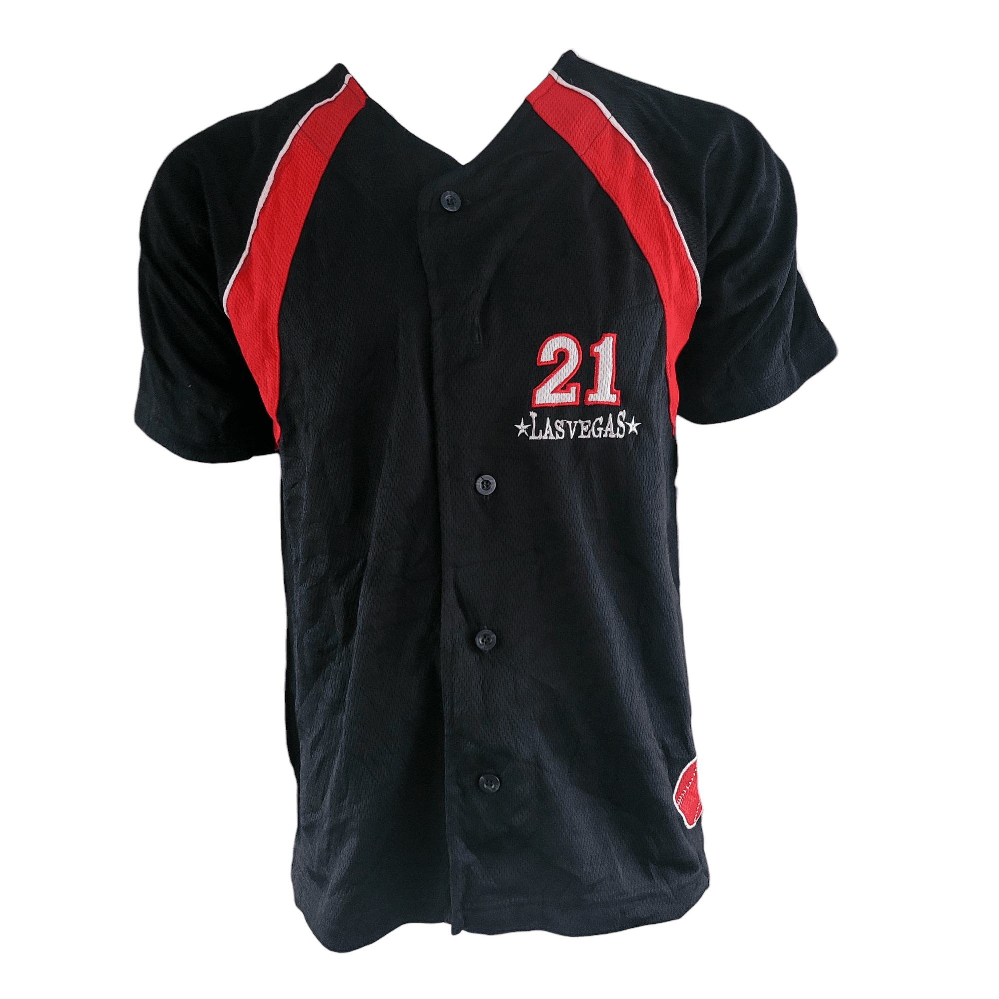 Las Vegas Baseball Jersey 21 by DC Classic, Size Large, 100% Polyester, Grade A Condition - USASTARFASHION