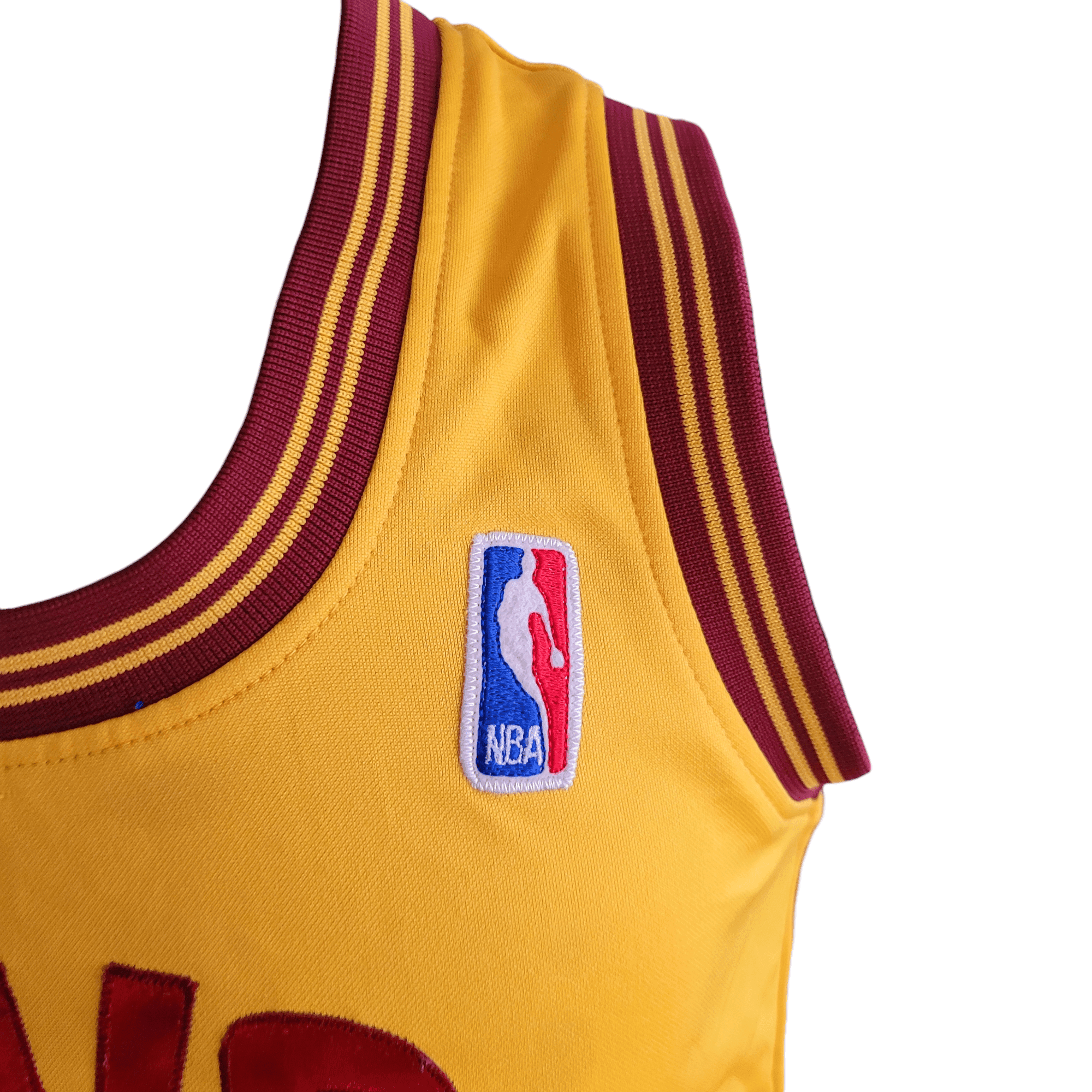 LeBron James Youth Jersey 23 Cleveland Cavaliers Gold Adidas ClimaCool Size M - USASTARFASHION