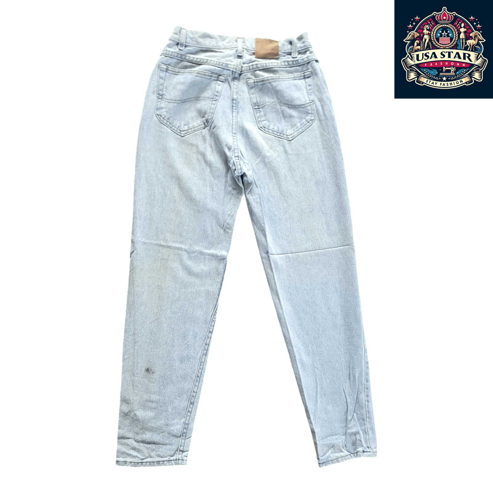 Lee Regular Fit Jeans W28 x L30 in Light Wash - Durable Denim for Versatile Style and Comfort - USASTARFASHION