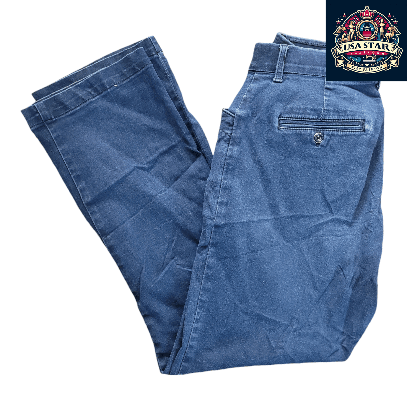 Lee Women's Jeans Flex Motion Straight Leg W14 L27 | Regular Fit Mid Rise Grade A/B Condition - USASTARFASHION
