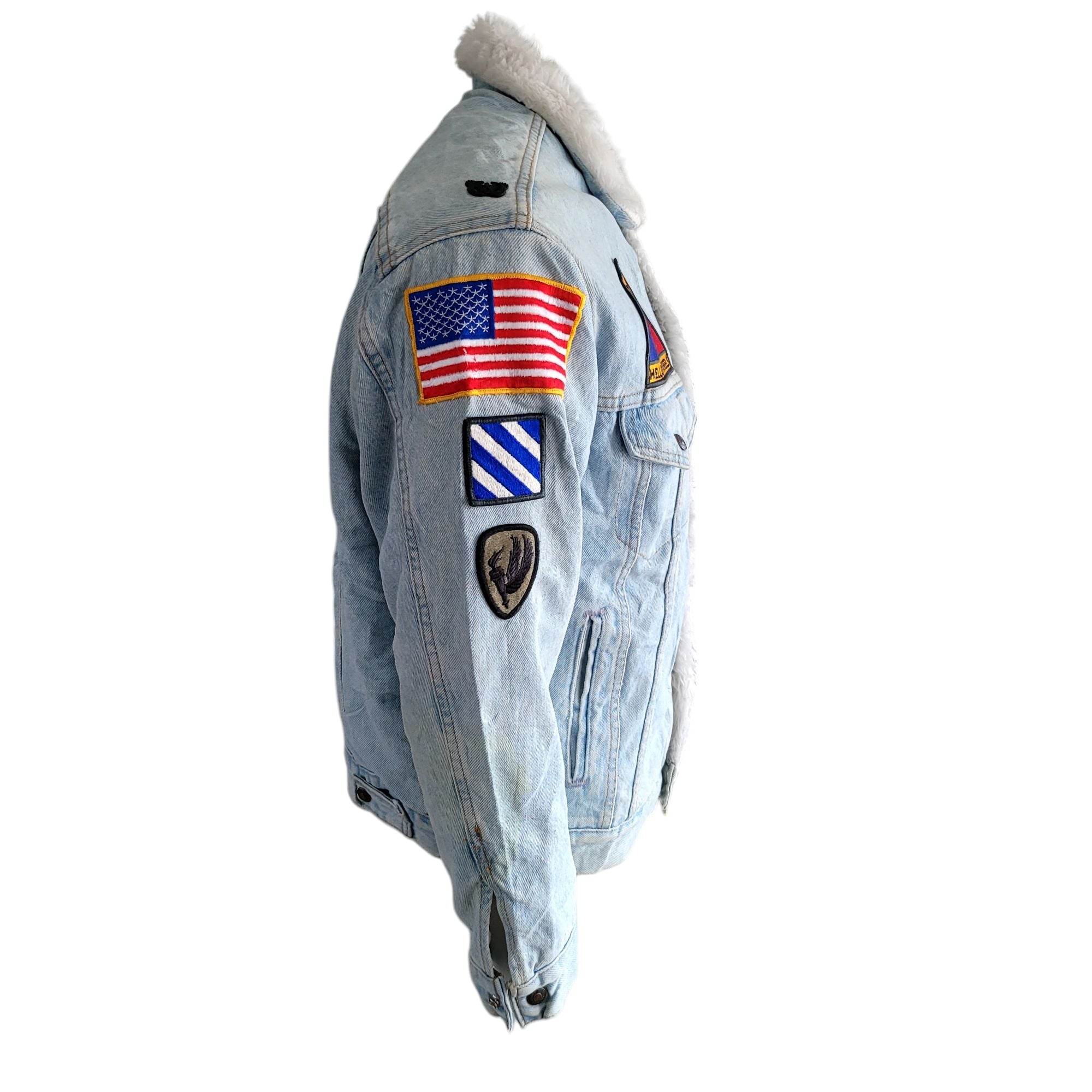 Levi’s San Francisco Sherpa Trucker Jacket – M, USA Made, Custom - USASTARFASHION