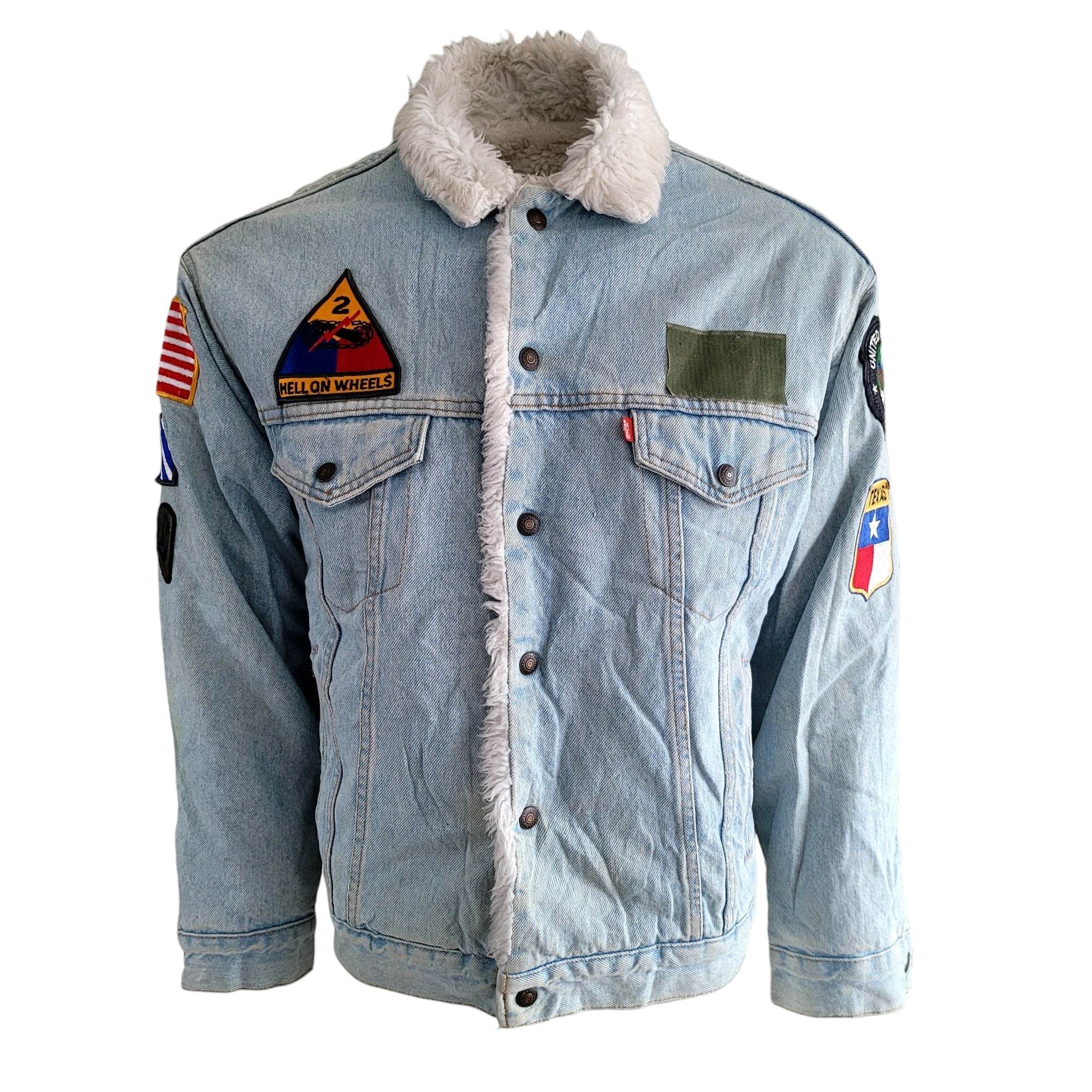 Levi’s San Francisco Sherpa Trucker Jacket – M, USA Made, Custom - USASTARFASHION