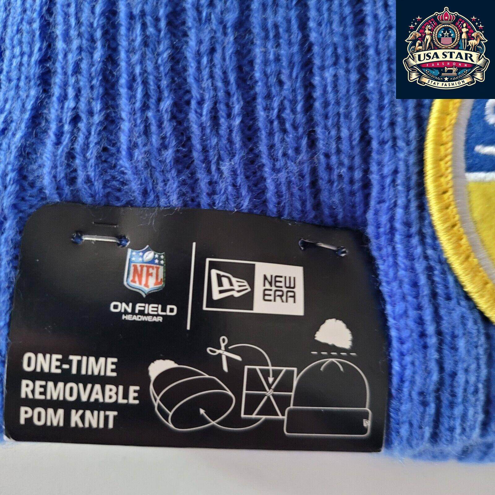 Los Angeles Rams Beanie - New Era Acrylic Hat with Iconic Team Logo, Cozy One Size Fits All - USASTARFASHION