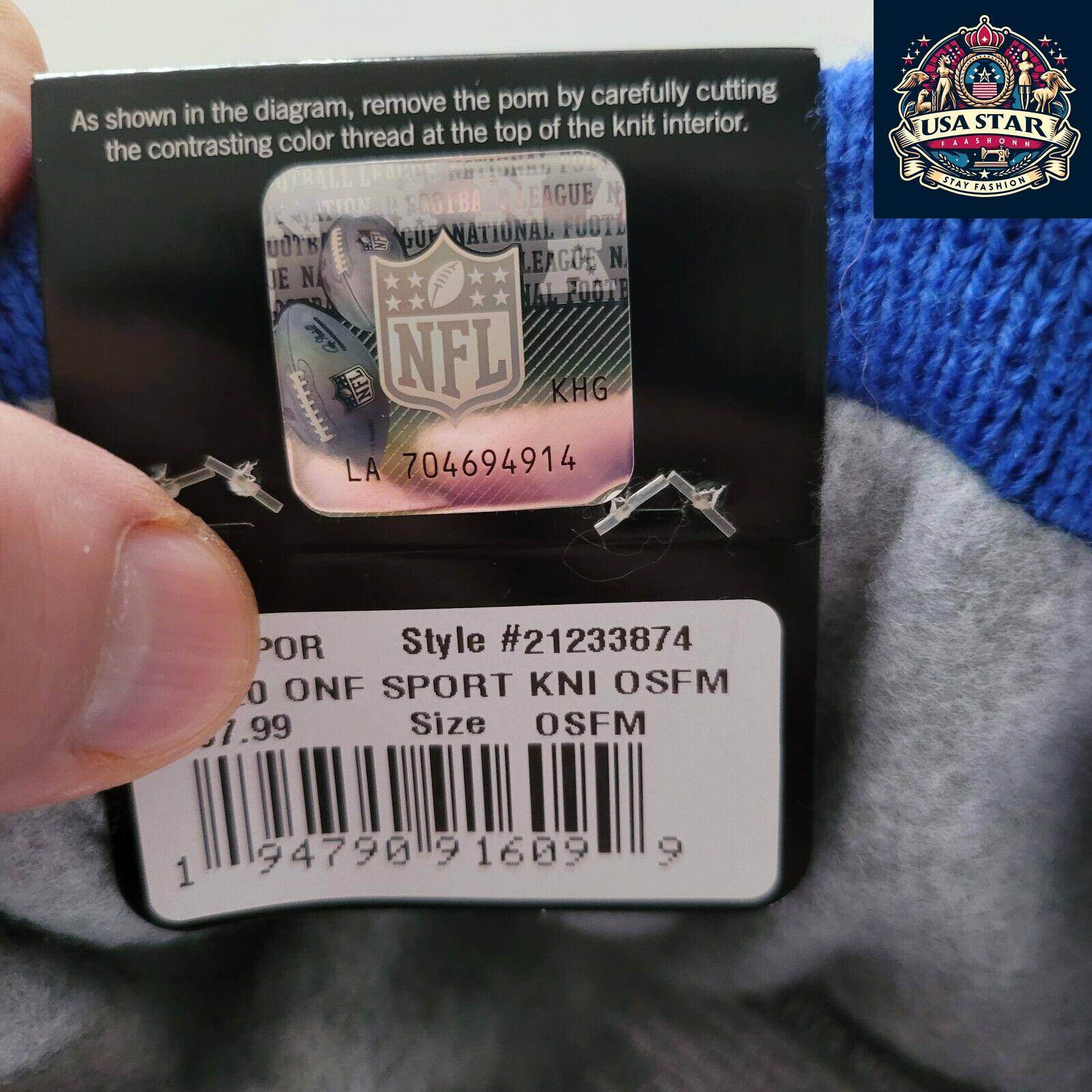 Los Angeles Rams Beanie - New Era Acrylic Hat with Iconic Team Logo, Cozy One Size Fits All - USASTARFASHION