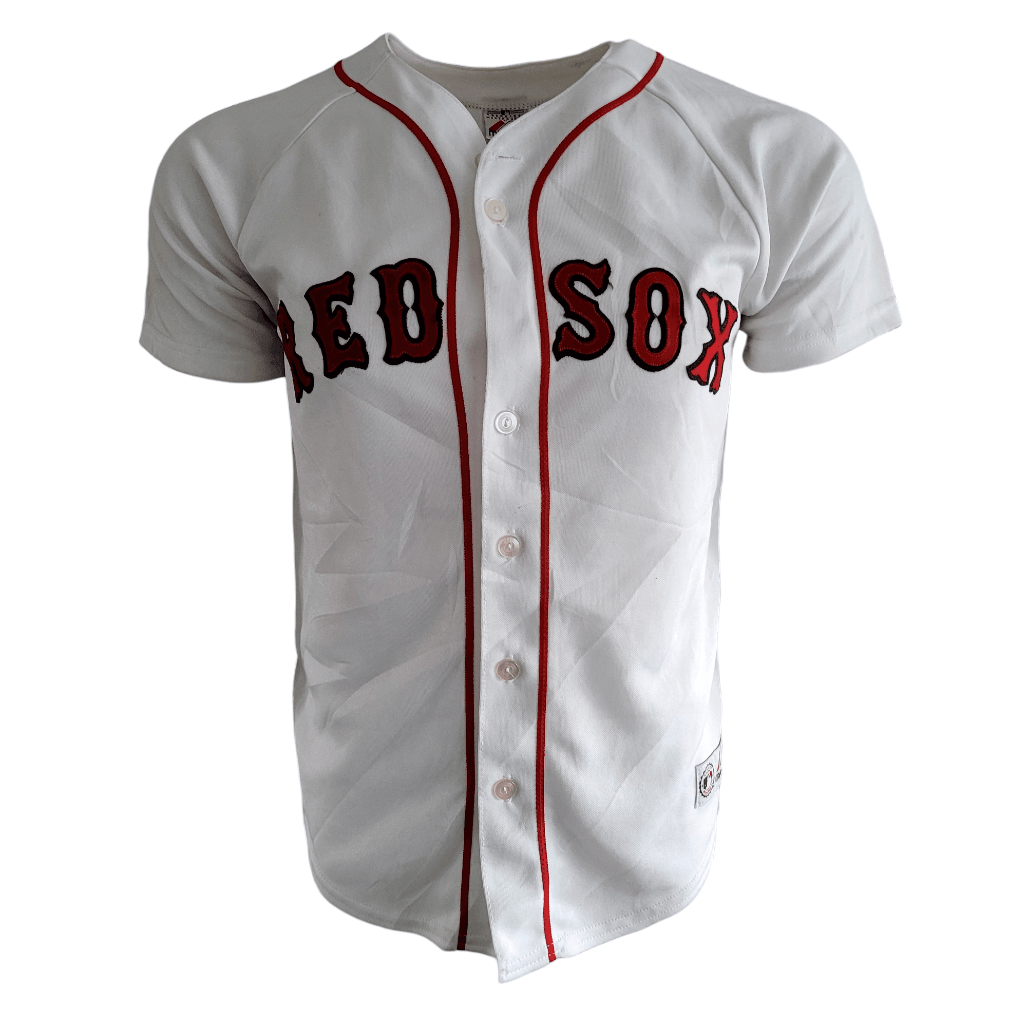 Majestic Boston Red Sox Jersey Mike Lowell 25 Women's L/Youth L - Authentic MLB Merchandise - USASTARFASHION
