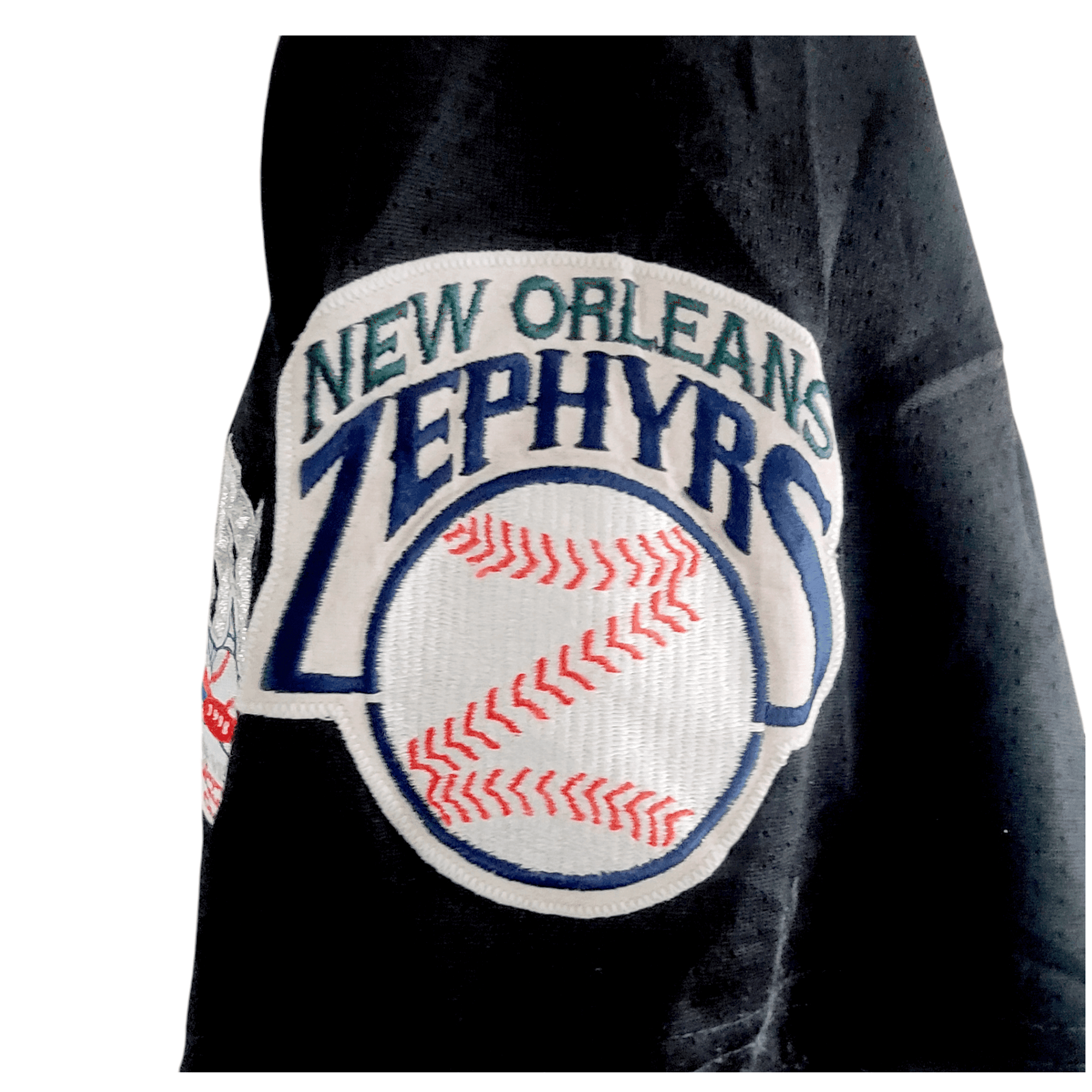 Majestic Las Vegas Jersey XL Black 1998 Triple - A World Series Champions New Orleans Zephyrs - USASTARFASHION