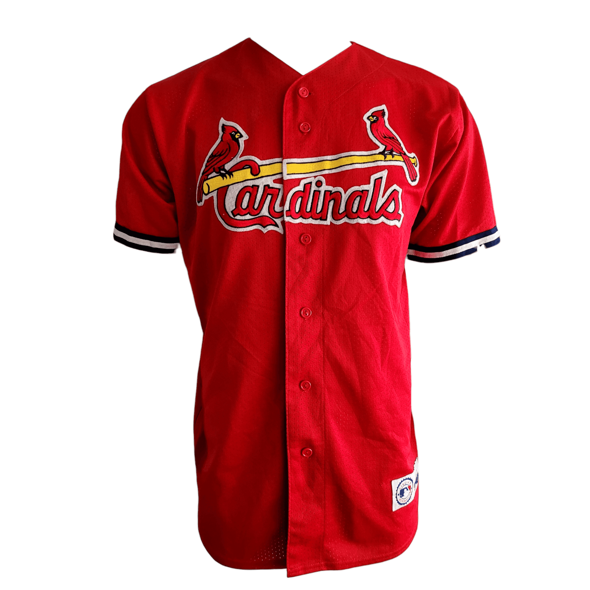 Mark McGwire St. Louis Cardinals Jersey 25 Red Vintage Majestic Size L - MLB Authentic - USASTARFASHION