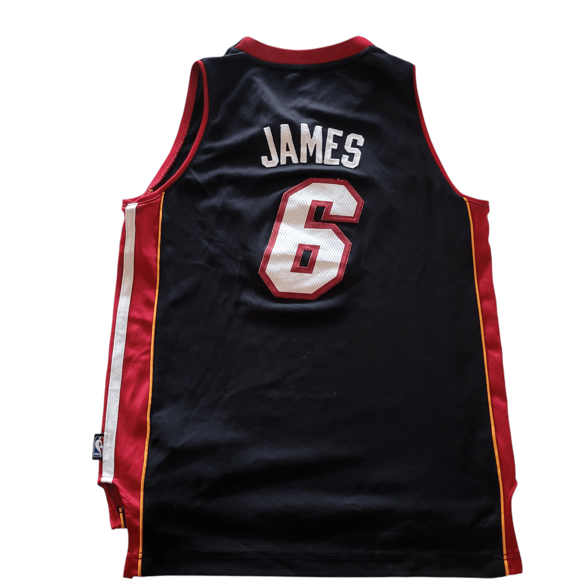 Miami Heat LeBron James 6 Jersey - Youth Medium - Adidas NBA Team Apparel - USASTARFASHION
