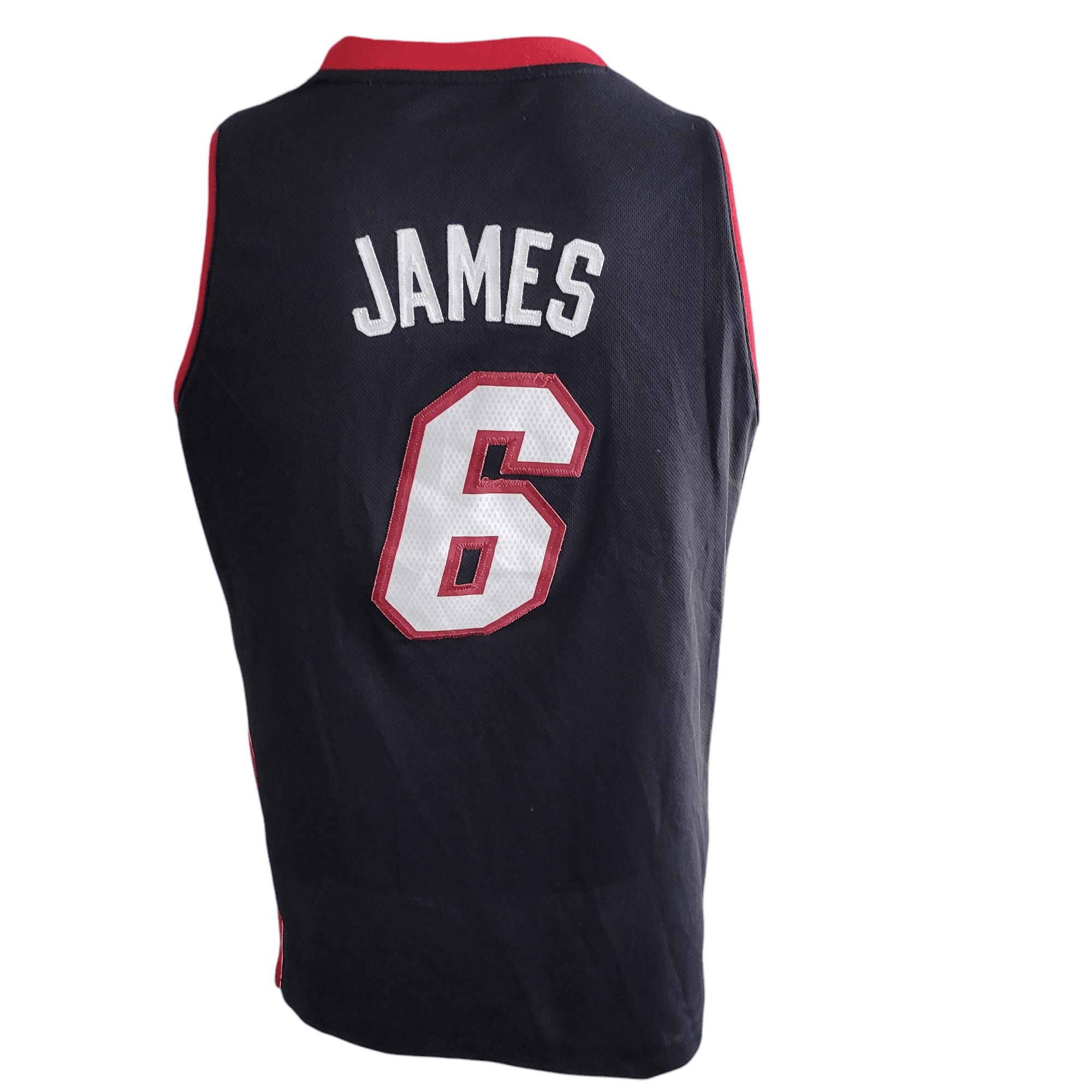 Miami Heat LeBron James 6 Jersey - Youth Medium - Adidas NBA Team Apparel - USASTARFASHION