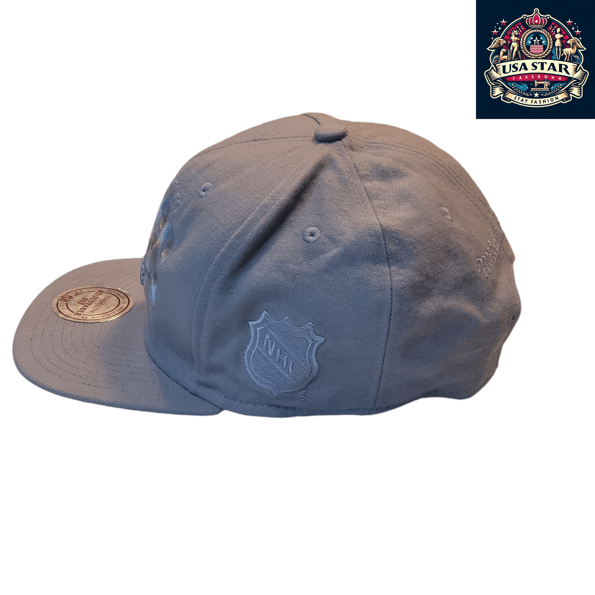 Mitchell And Ness Kings Snapback Cap – Adjustable Gray Wool Hat with Detailed Embroidery - USASTARFASHION