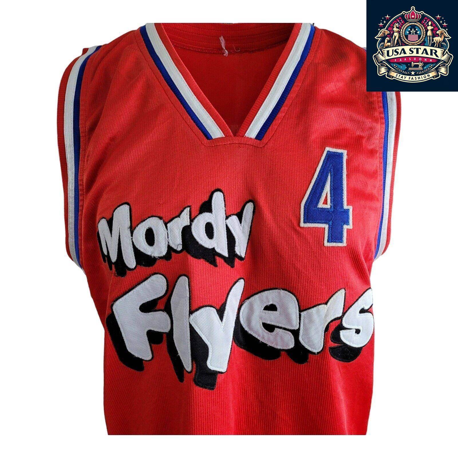 Mordy Flyers Jersey 4 - Size L, Lightweight Basketball Jersey with Breathable Fabric for Comfort - USASTARFASHION