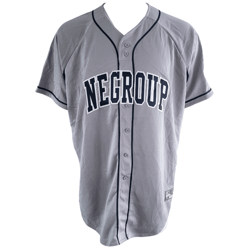 Negroup XXL Baseball Jersey by Holloway with Custom Logo, Pheifer 25 and American Flag Patch - USASTARFASHION