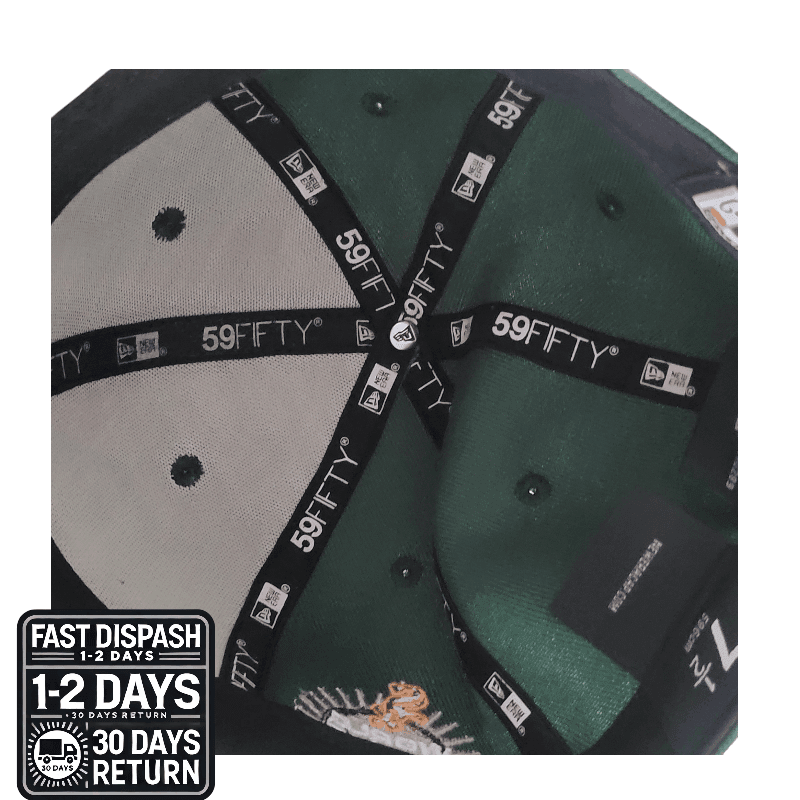 New Era 59Fifty World Series Champions Cap 7 1/2 - Chicago White Sox Green with Gold Logo - USASTARFASHION