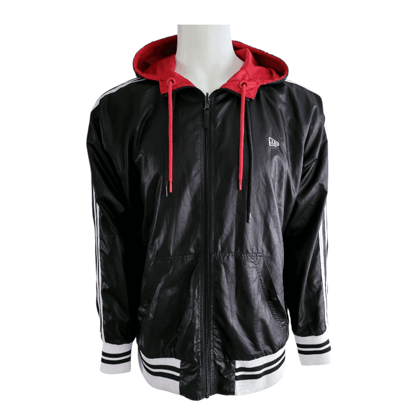 New Era Reversible Jacket in Black and Red - EUR 2XL / US XL, Comfortable Polyester Design - USASTARFASHION