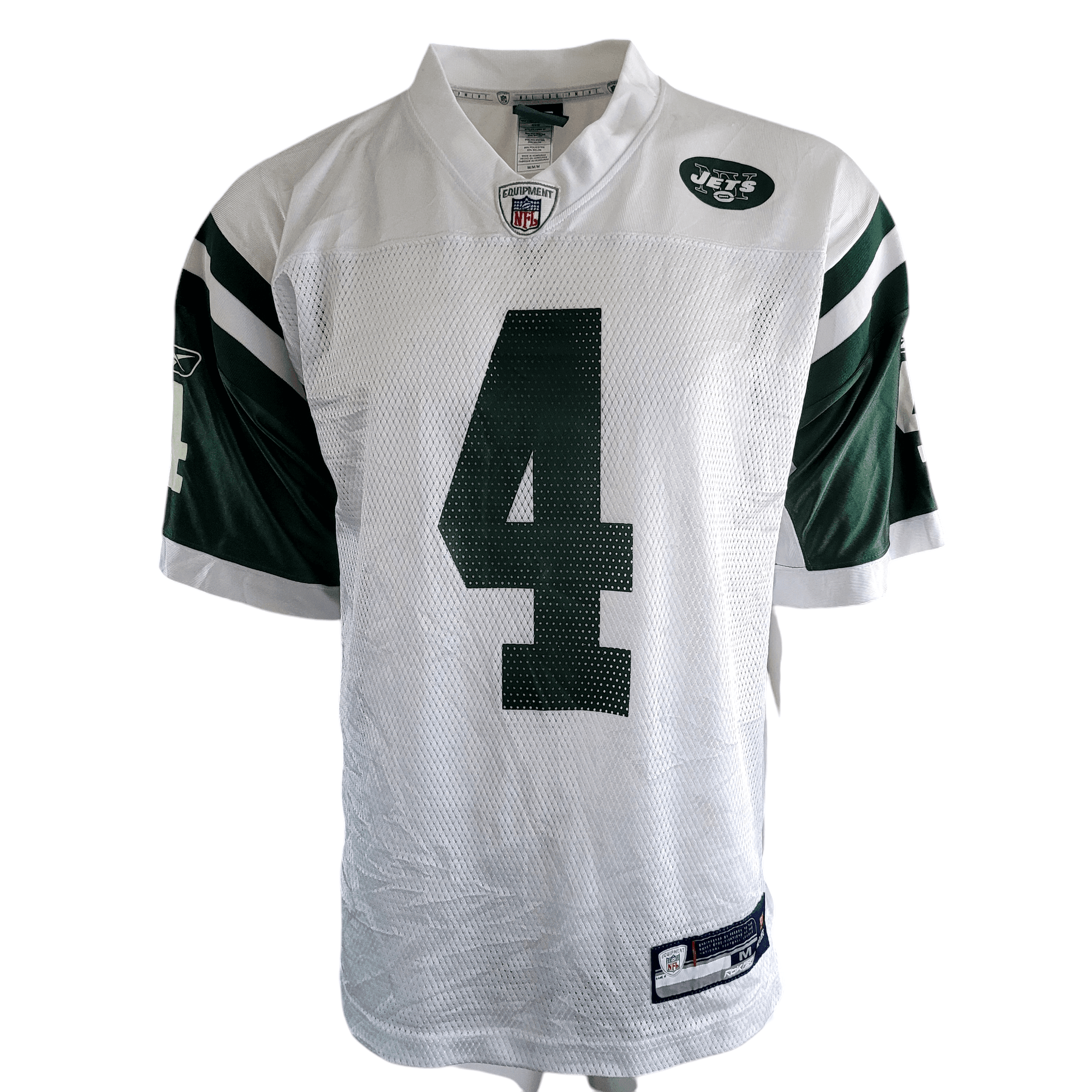New York Jets 4 Brett Favre Youth Medium Jersey | Reebok Authentic NFL Team Apparel | Grade A Condition - USASTARFASHION