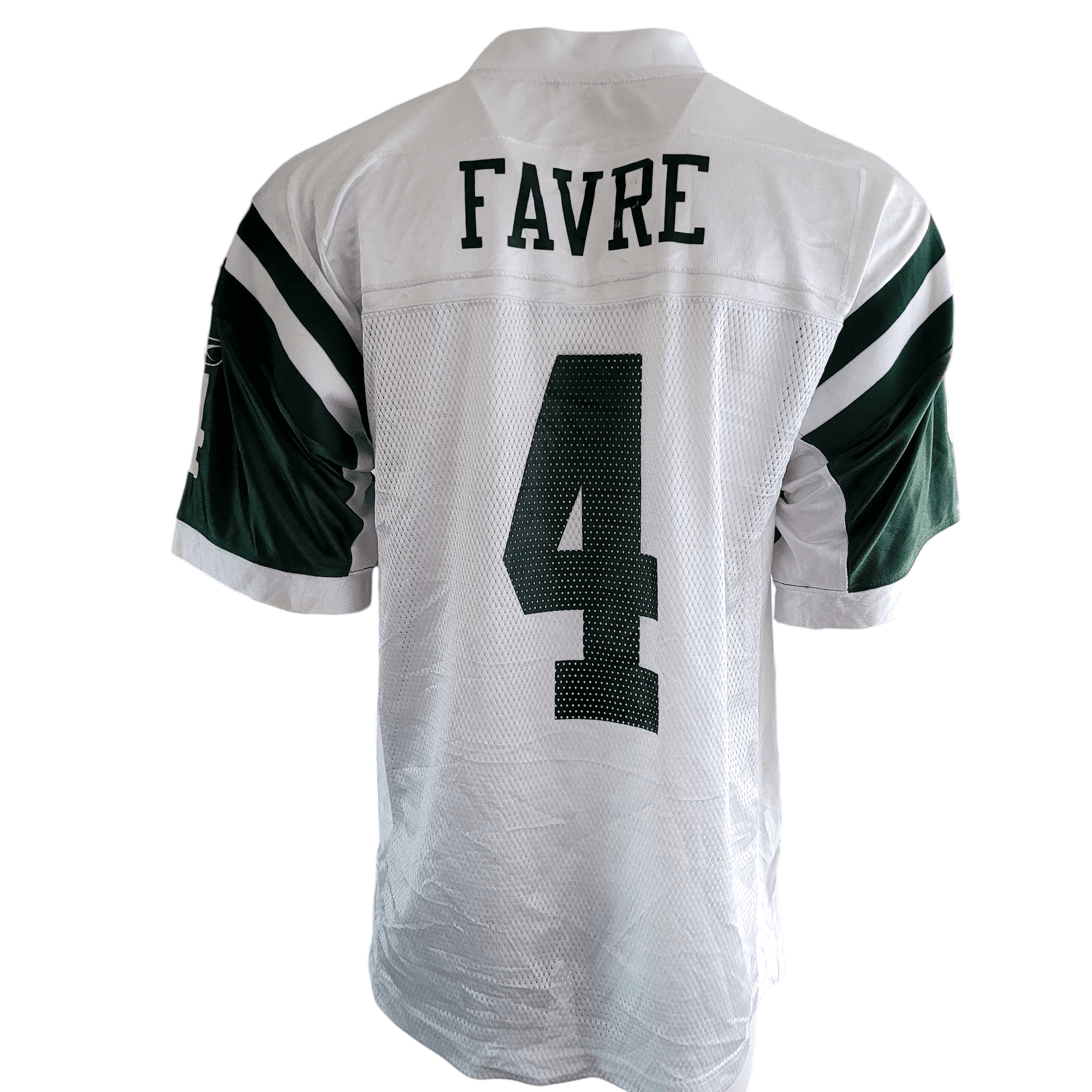 New York Jets 4 Brett Favre Youth Medium Jersey | Reebok Authentic NFL Team Apparel | Grade A Condition - USASTARFASHION