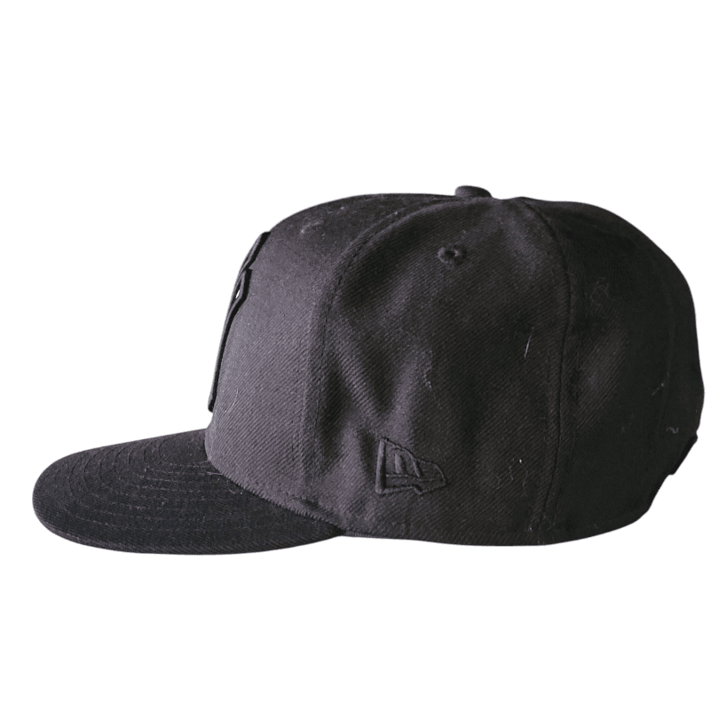 New York Yankees Cap 59FIFTY Fitted - Black With Multicolored Reflective Logo & Tie - Dye Under - Visor - USASTARFASHION
