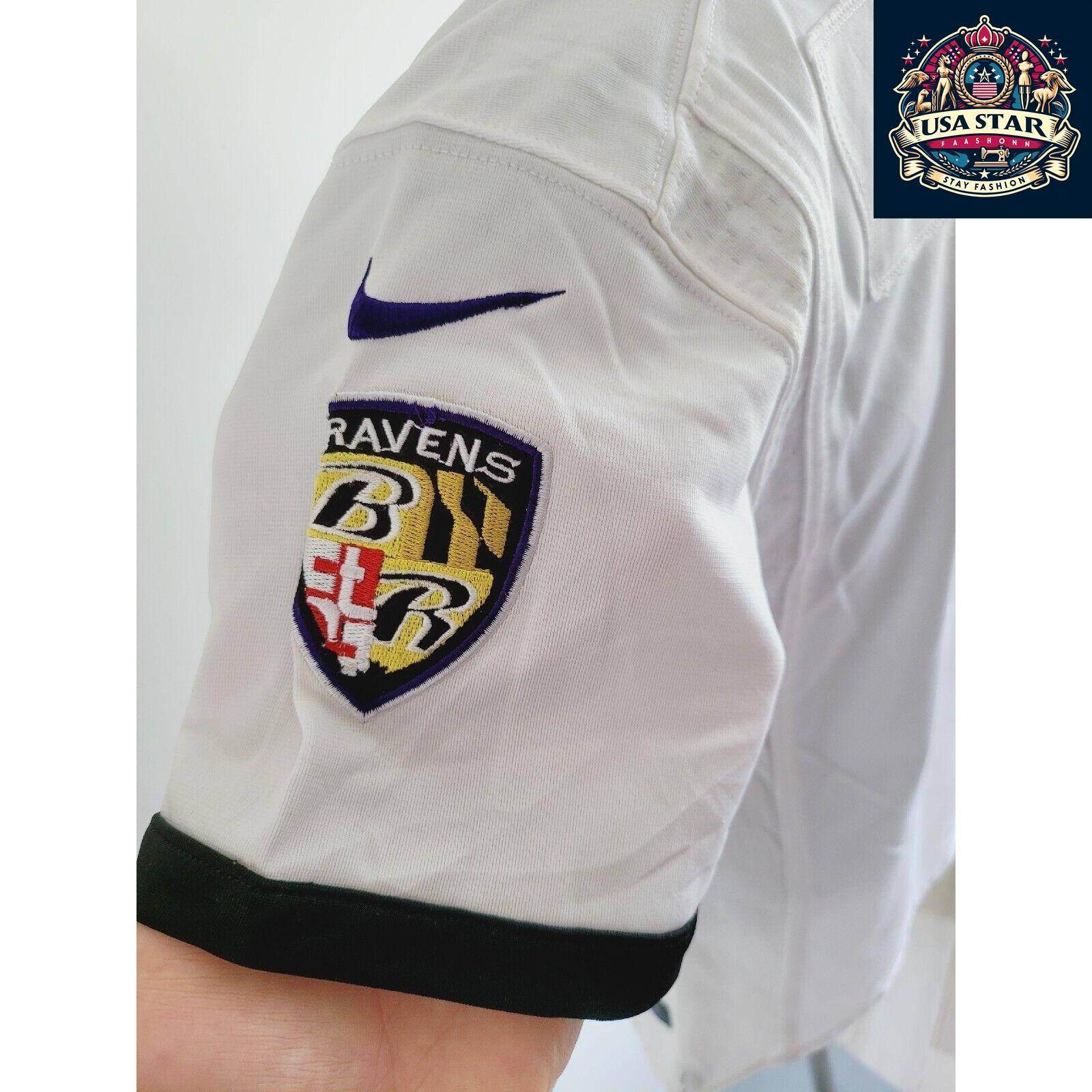 Nike Baltimore Ravens Jersey Youth XL Joe Flacco #5 - Lightweight, Breathable, Grade A Condition - USASTARFASHION
