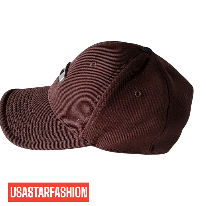 Oakley Flex - Fit Cap S/M - Brown Stretch - Fit Hat with Metal Logo, Comfortable Design - USASTARFASHION