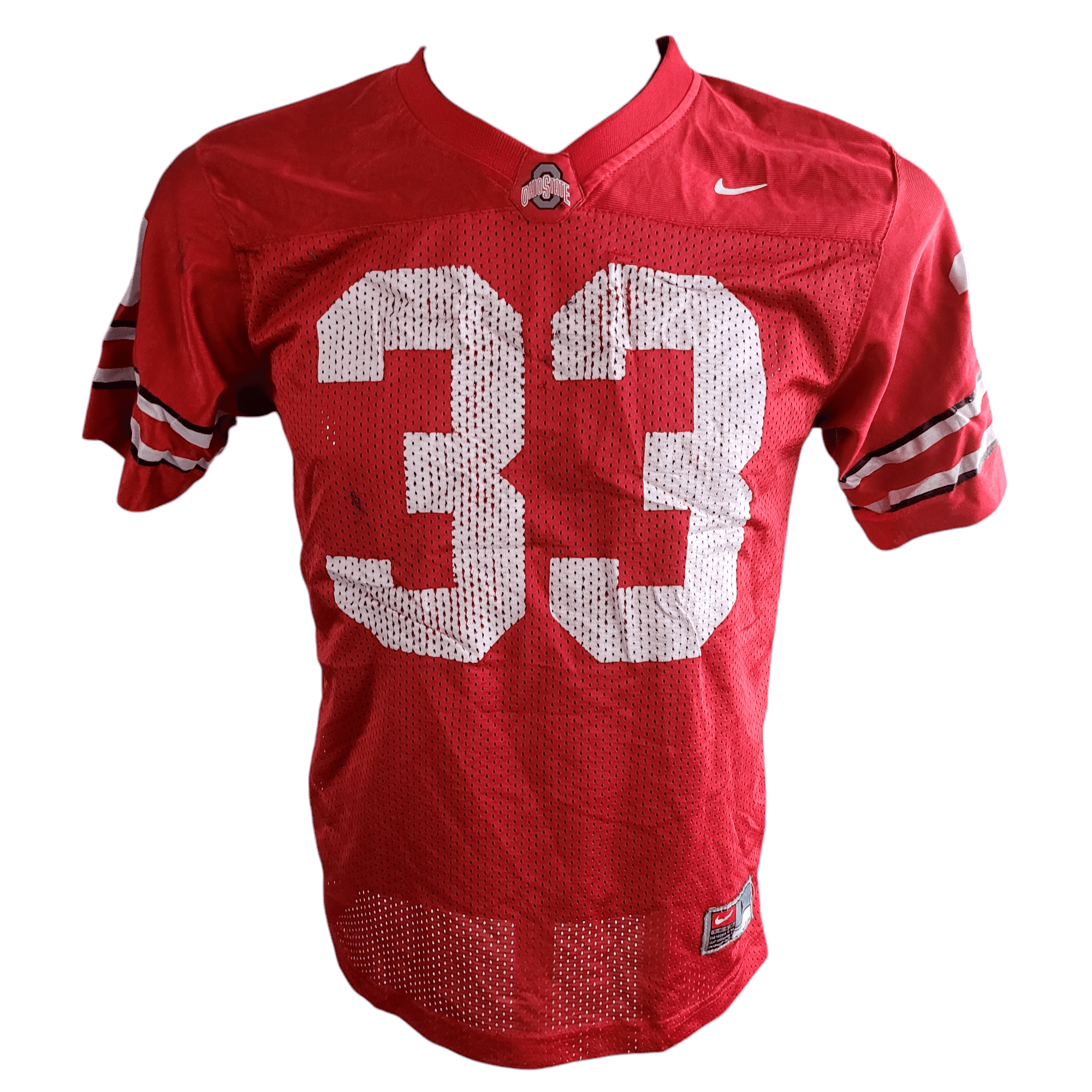 Ohio State Buckeyes Jersey 33 Nike Team Red Youth Medium - High - Quality Polyester Fabric - USASTARFASHION