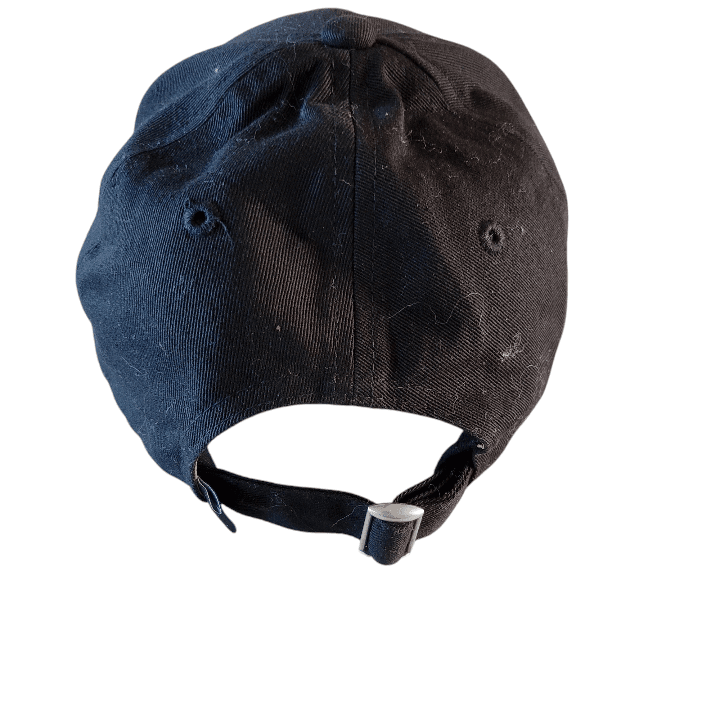 Penfield Baseball Cap - Black 100% Cotton Adjustable Strapback with Yellow Logo - USASTARFASHION