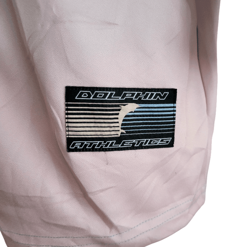 Pink Dolphin Legends Athletic Jersey XL Light Blue & Pink Gradient - Grade A Good Vintage Sportswear - USASTARFASHION