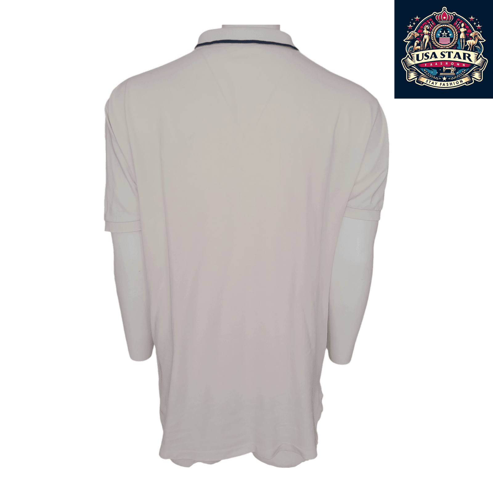 Polo Ralph Lauren White Polo Shirt XL, 100% Cotton Classic Fit for Casual Style and Comfort - USASTARFASHION