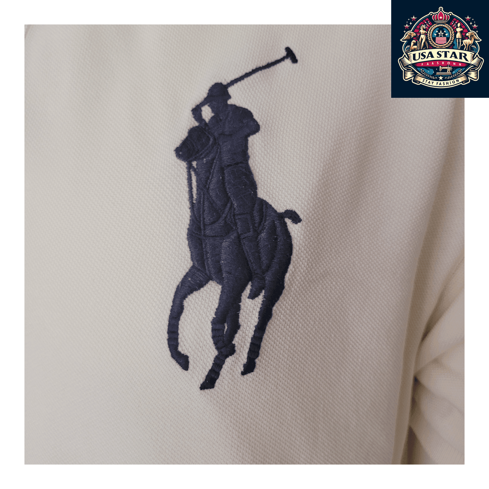 Polo Ralph Lauren White Polo Shirt XL, 100% Cotton Classic Fit for Casual Style and Comfort - USASTARFASHION