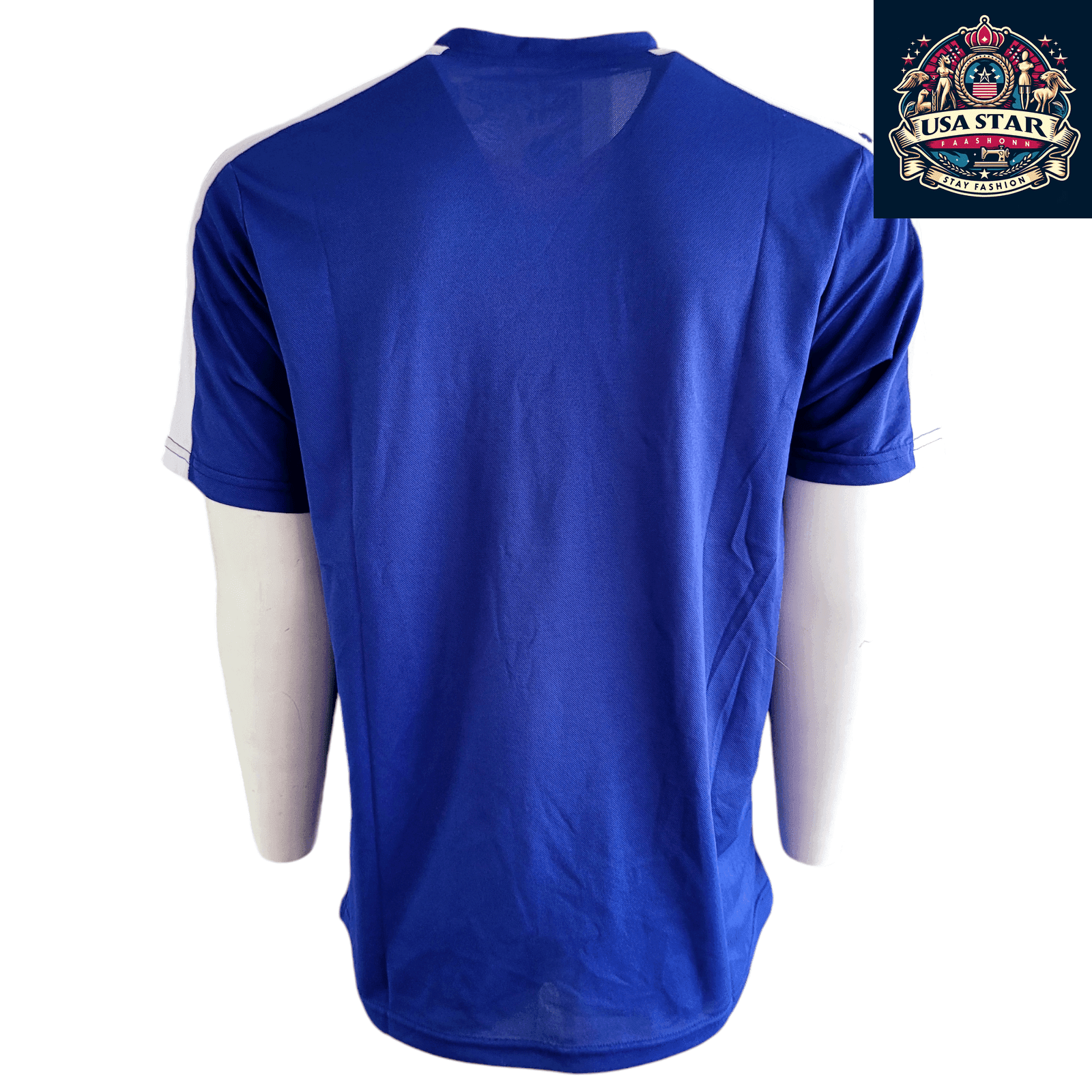 Rangers FC Jersey by Puma - 32Red Sponsor Football Shirt, Blue, Men's Large, Moisture - Wicking - USASTARFASHION
