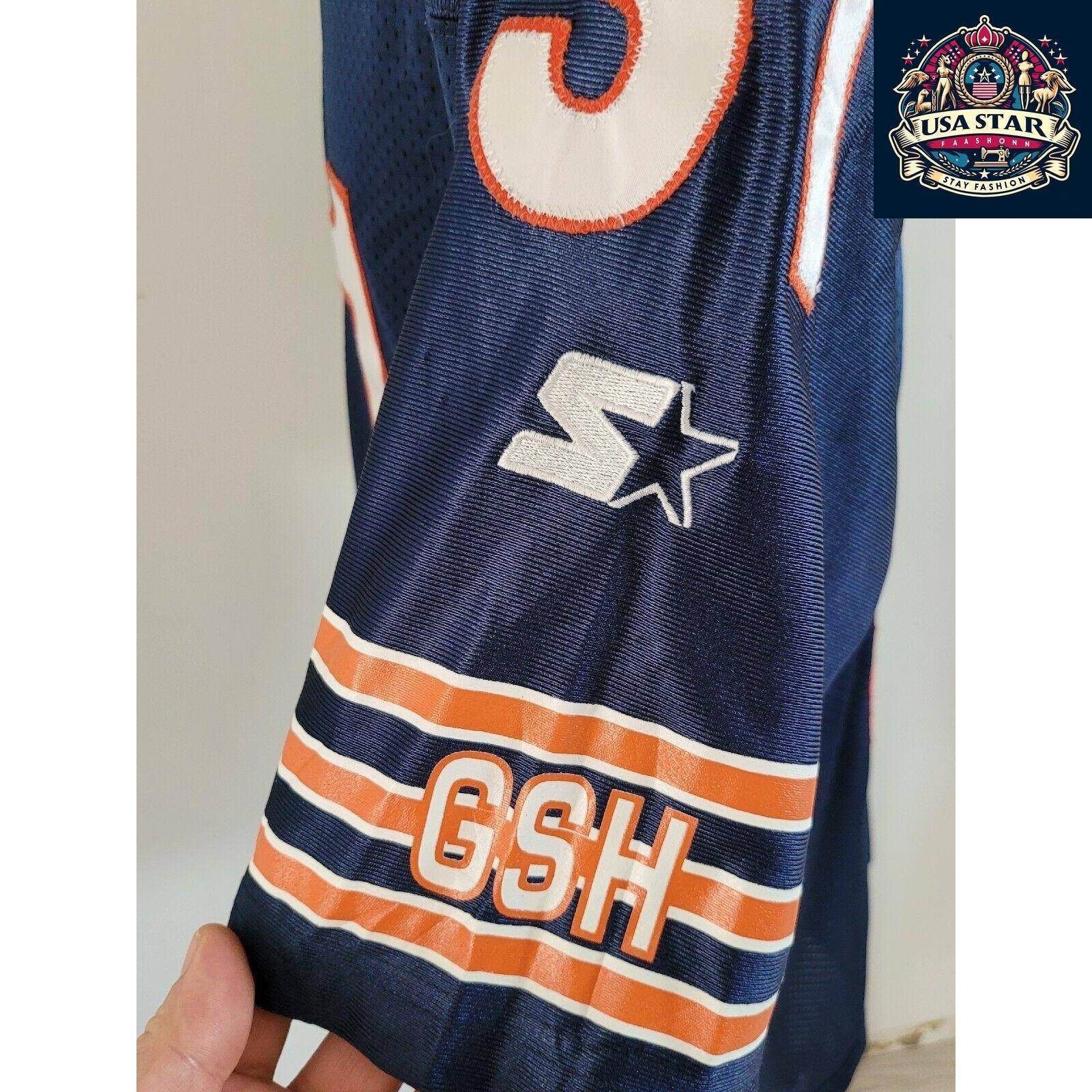Rashaan Salaam Jersey 31 Chicago Bears NFL STARTER Vintage Style, Comfortable Fit, Size L - USASTARFASHION