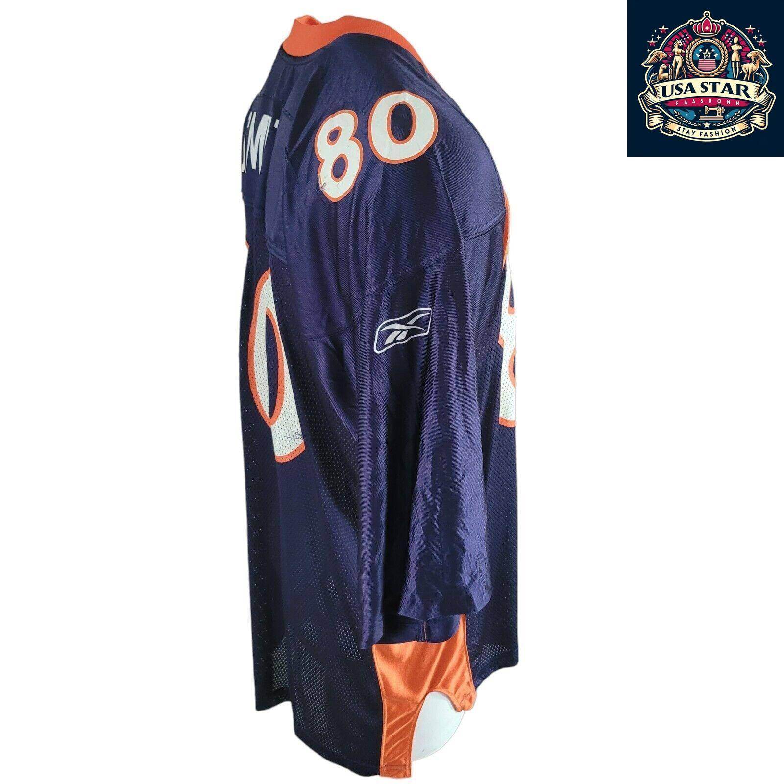 Reebok Broncos Jersey 80 Smith XL - Authentic, Lightweight, Breathable NFL Design for Fans - USASTARFASHION