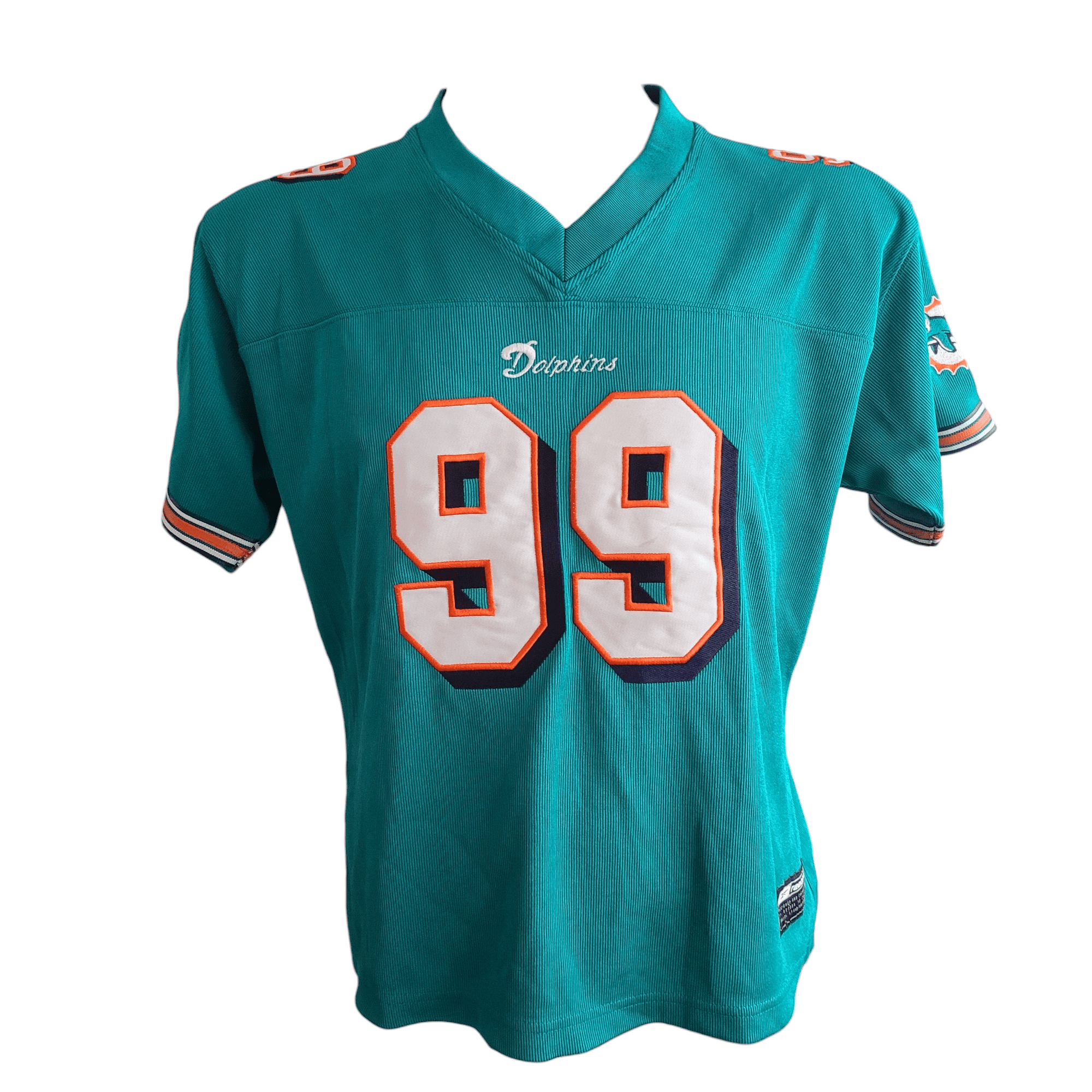 Reebok Miami Dolphins Jason Taylor 99 Kids Jersey Large Youth Vintage NFL - USASTARFASHION