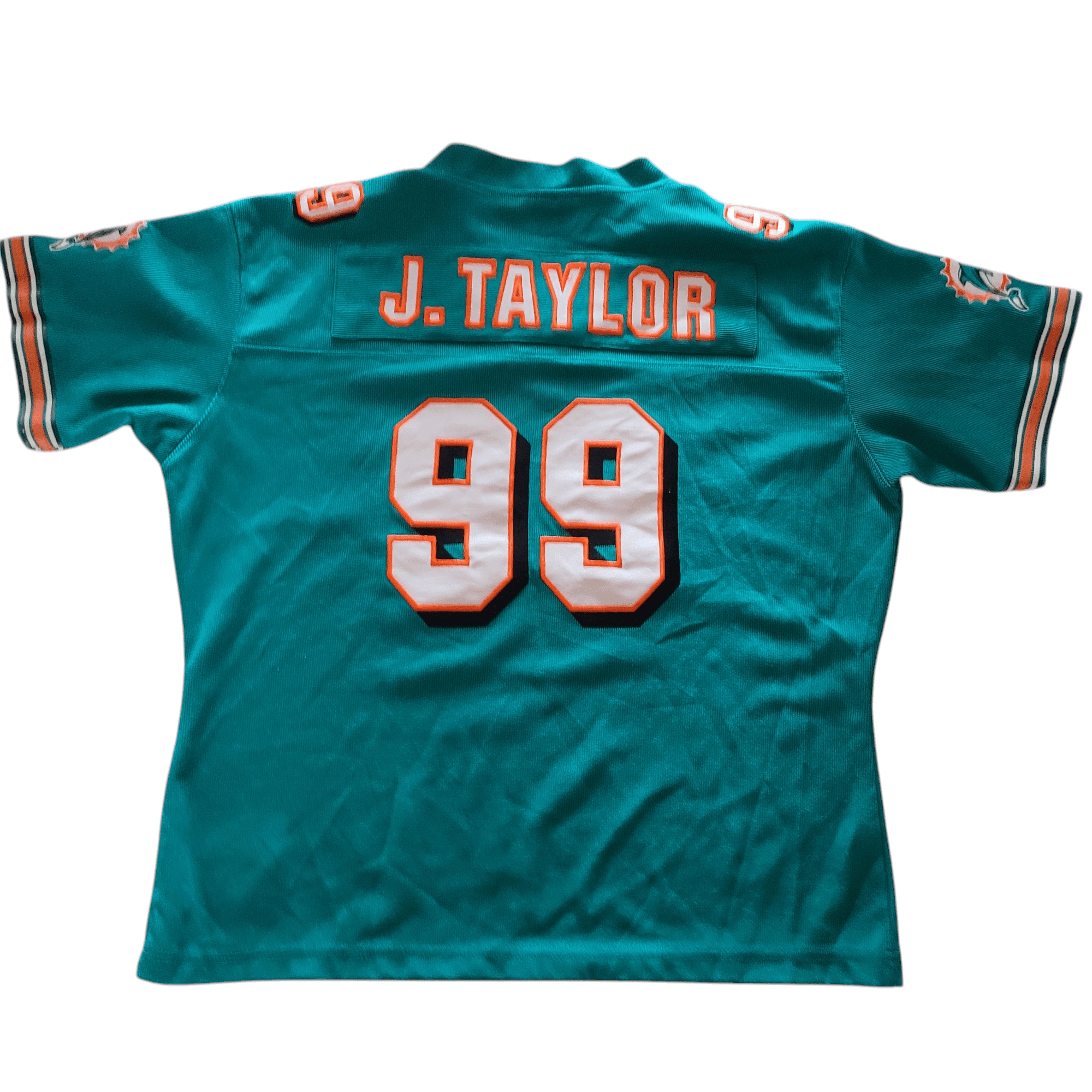 Reebok Miami Dolphins Jason Taylor 99 Kids Jersey Large Youth Vintage NFL - USASTARFASHION