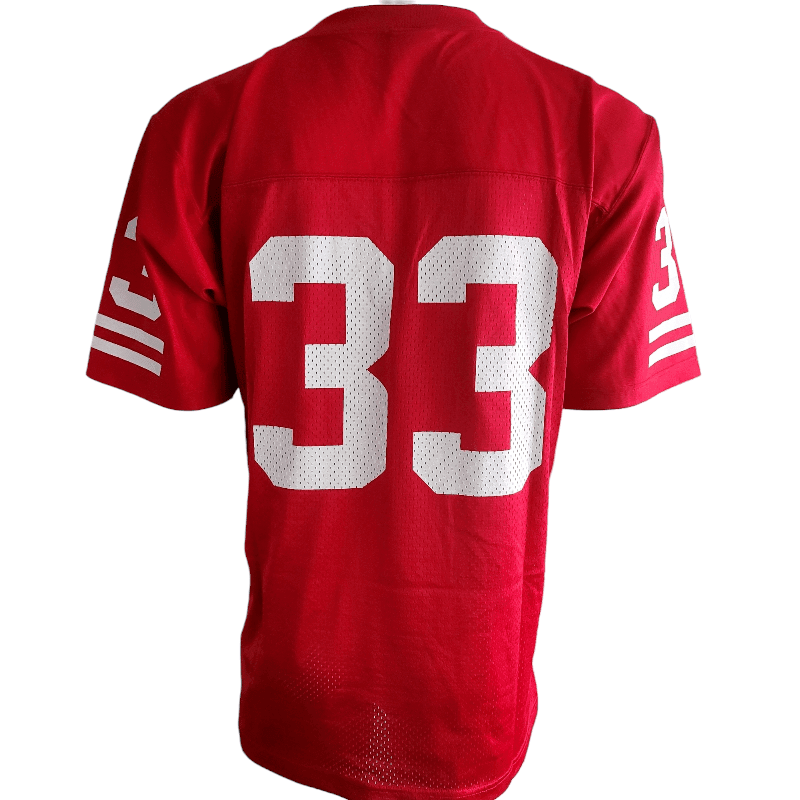 Ron Dayne Jersey 33 Reebok Medium Heisman Trophy Winner NY Giants Broncos Texans - USASTARFASHION