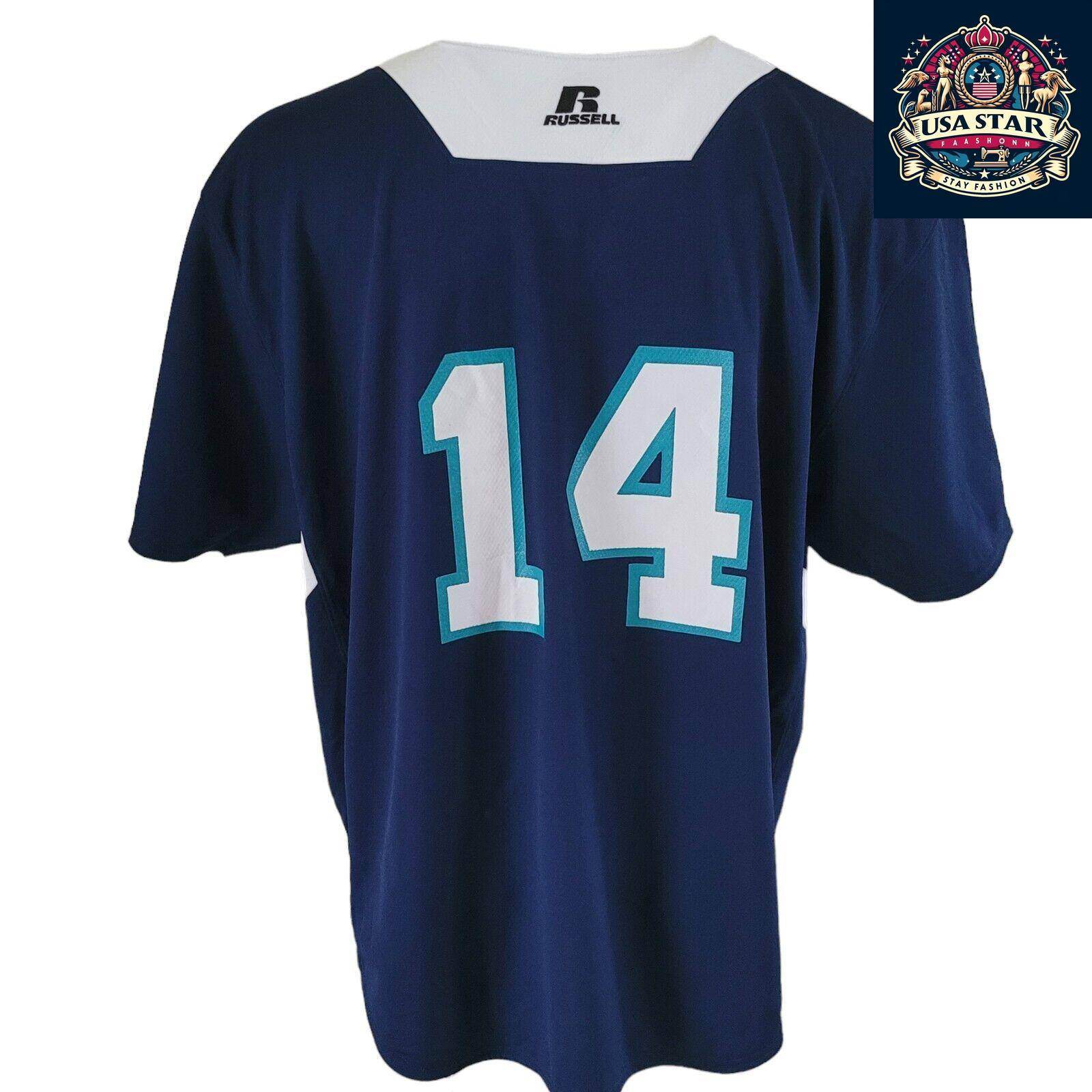 Russell Athletic Jersey XXL 14 - Comfortable Fit, Breathable Fabric, Official Team Logo - USASTARFASHION