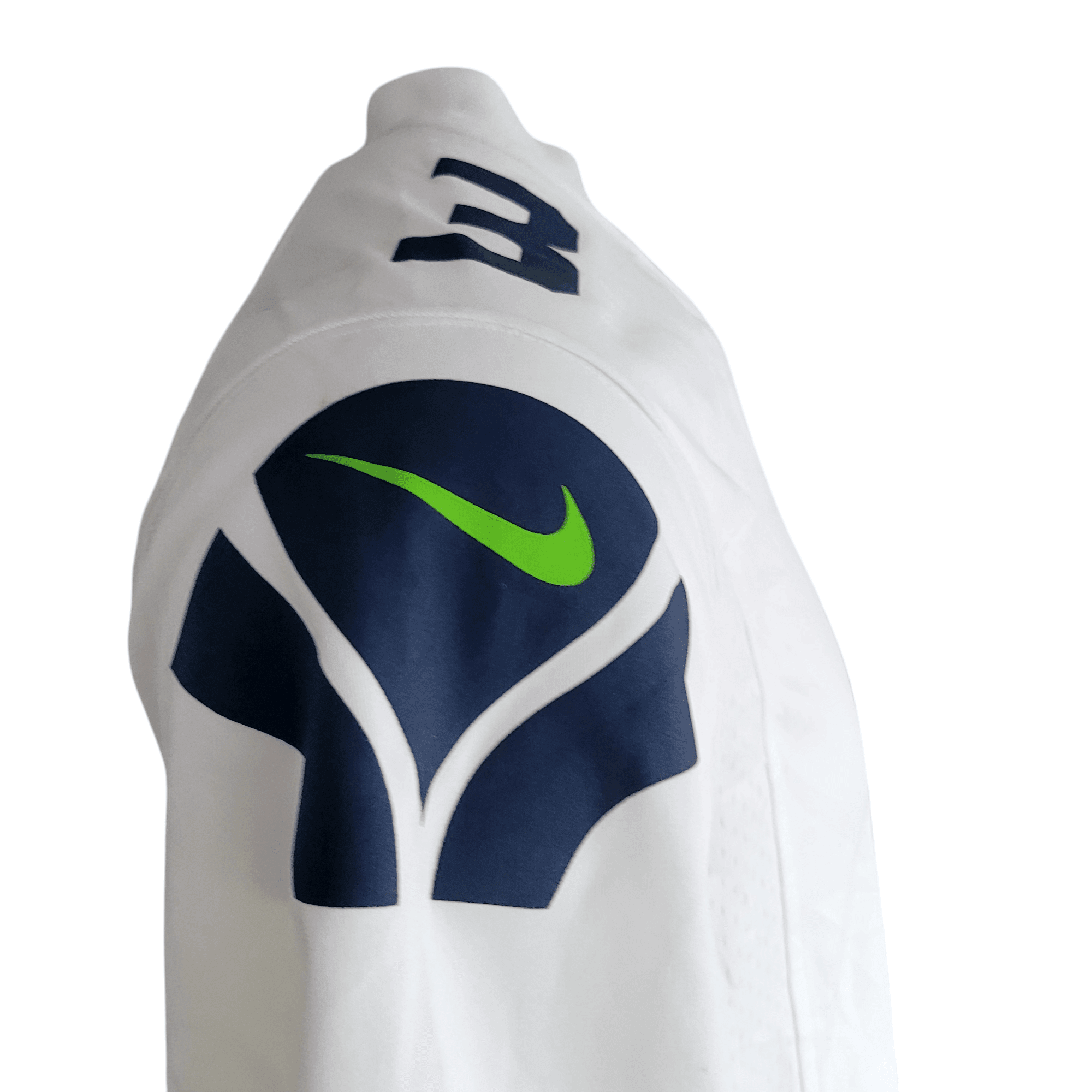 Russell Wilson Seattle Seahawks NFL Jersey 3 White Size M Nike On Field - USASTARFASHION