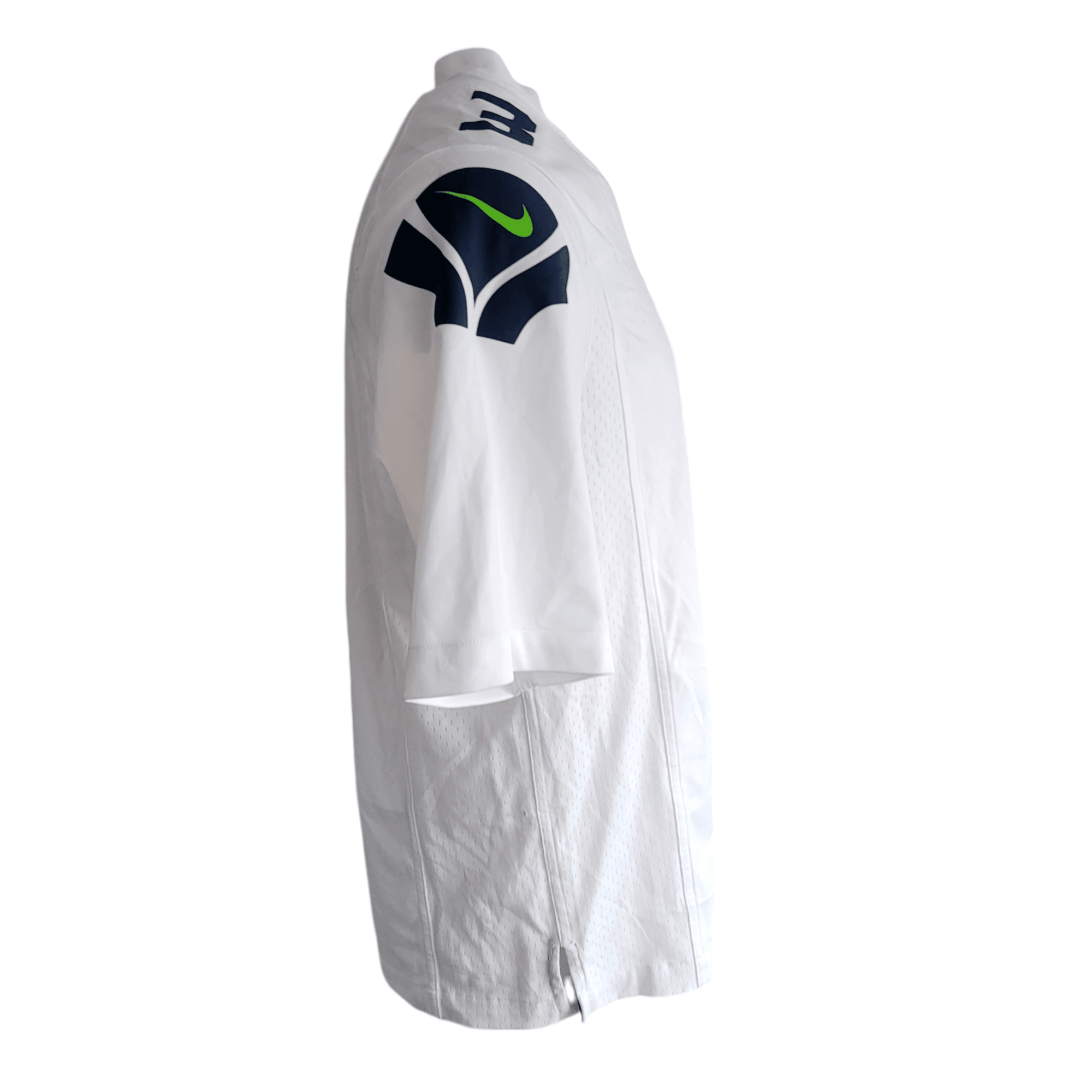 Russell Wilson Seattle Seahawks NFL Jersey 3 White Size M Nike On Field - USASTARFASHION