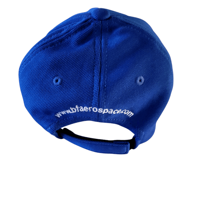 Sport - Tek Aerospace Baseball Cap - Adjustable Blue Hat with BF Aerospace Logo, One Size Fits Most - USASTARFASHION