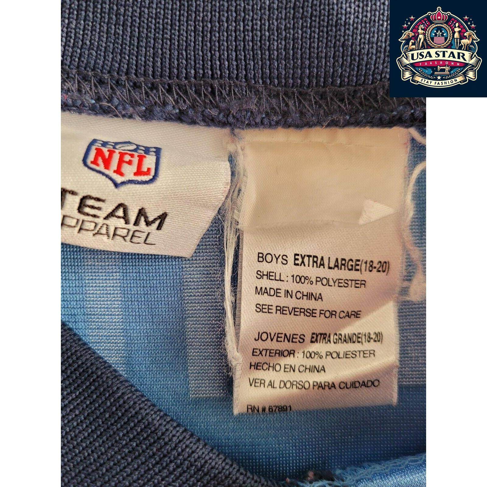 Tennessee Titans Youth Jersey XL (18 - 20) - Durable, Breathable, Iconic NFL Team Apparel - USASTARFASHION