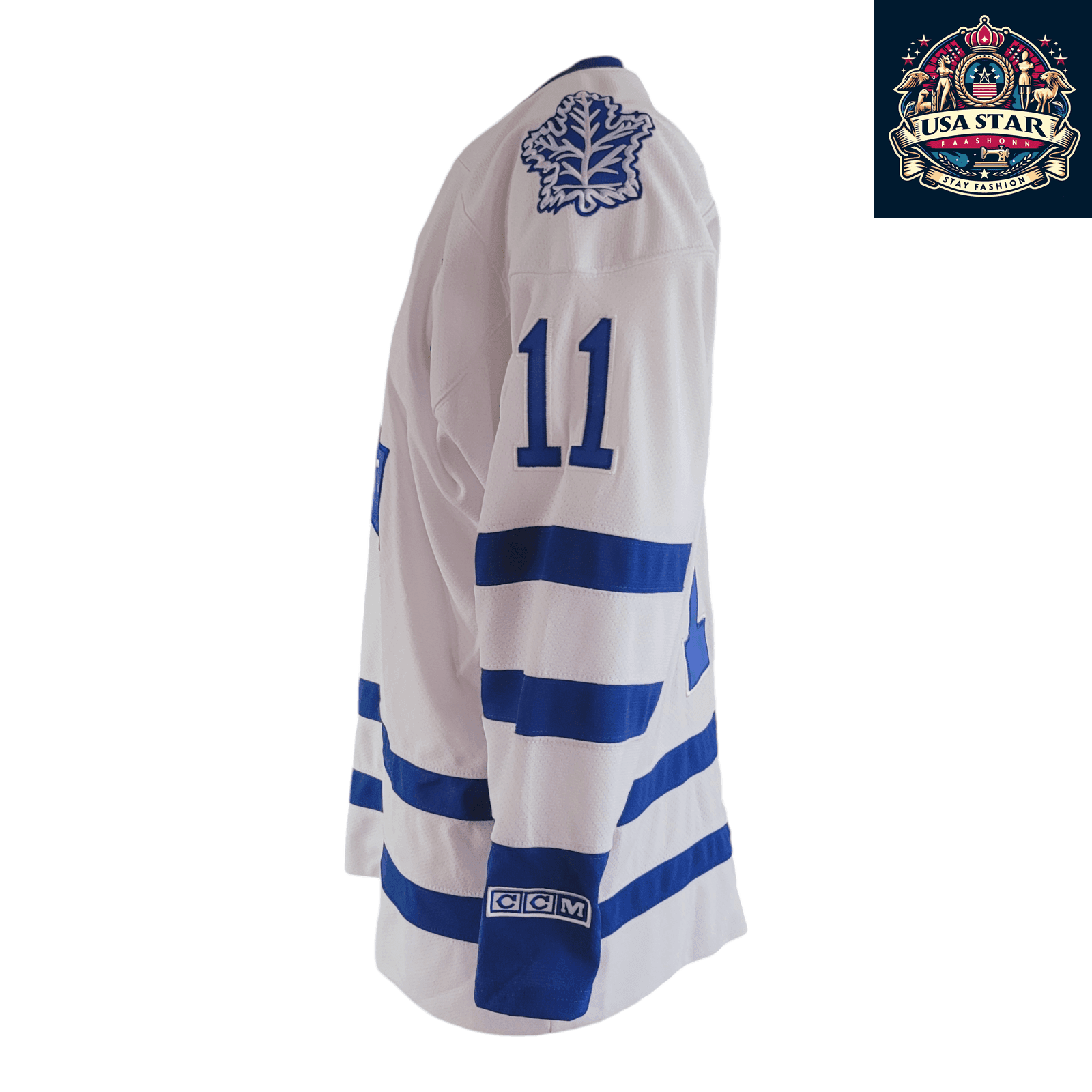 Toronto Maple Leafs Jersey Owen Nolan CCM 11 Adult Medium - Moisture - Wicking Fabric - USASTARFASHION