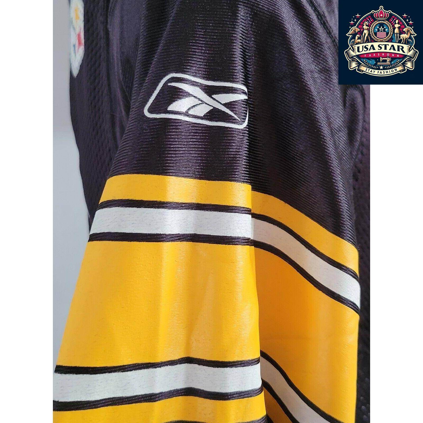 Troy Polamalu 43 Reebok Jersey Youth Large - Official NFL Pittsburgh Steelers Merchandise - USASTARFASHION