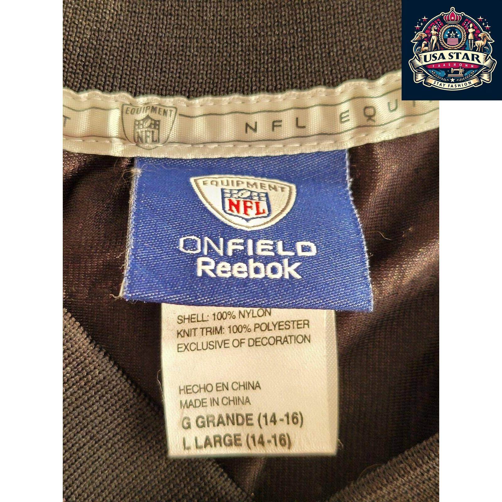 Troy Polamalu 43 Reebok Jersey Youth Large - Official NFL Pittsburgh Steelers Merchandise - USASTARFASHION