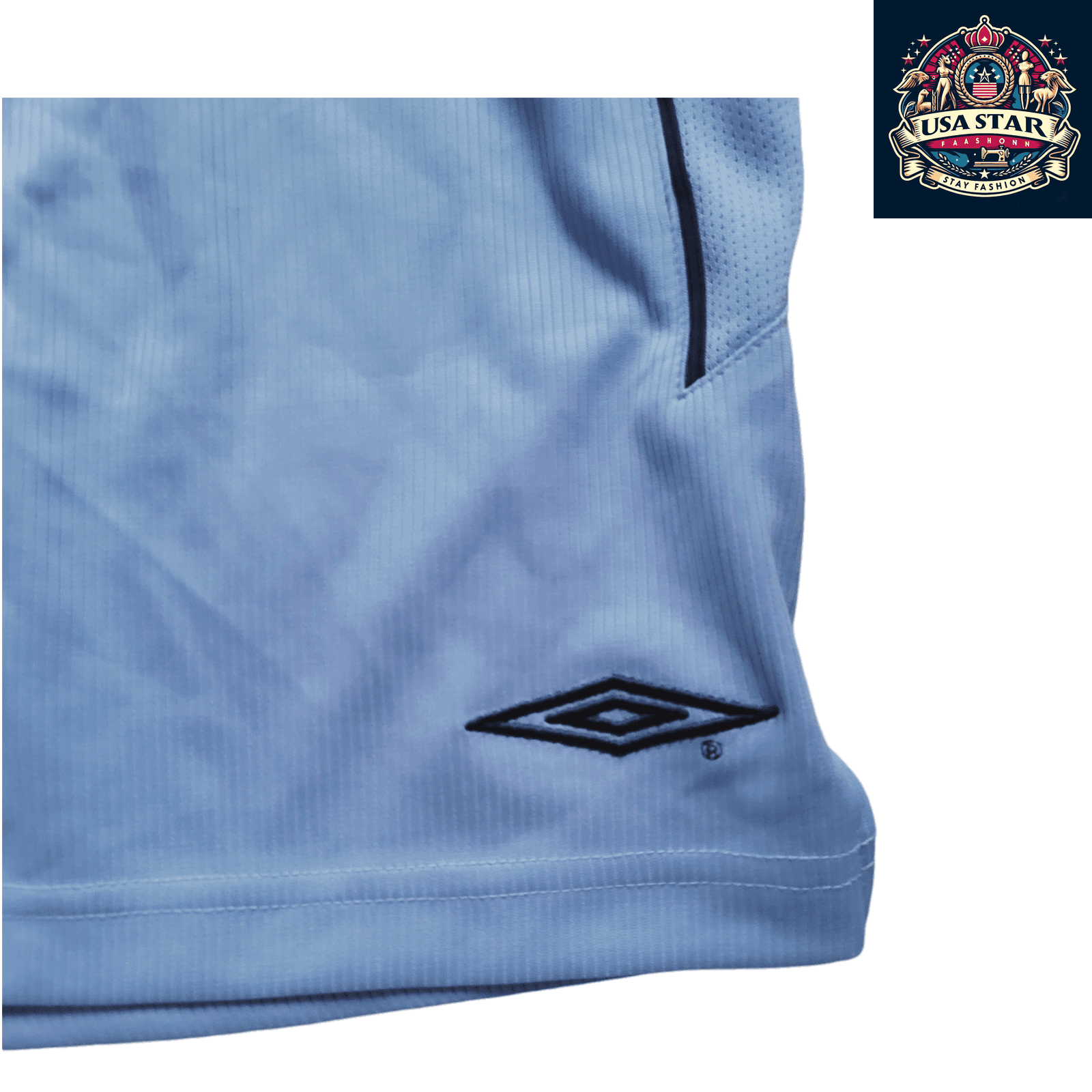 Umbro Men’s Performance Athletic Shorts Light Blue Size LB - USASTARFASHION