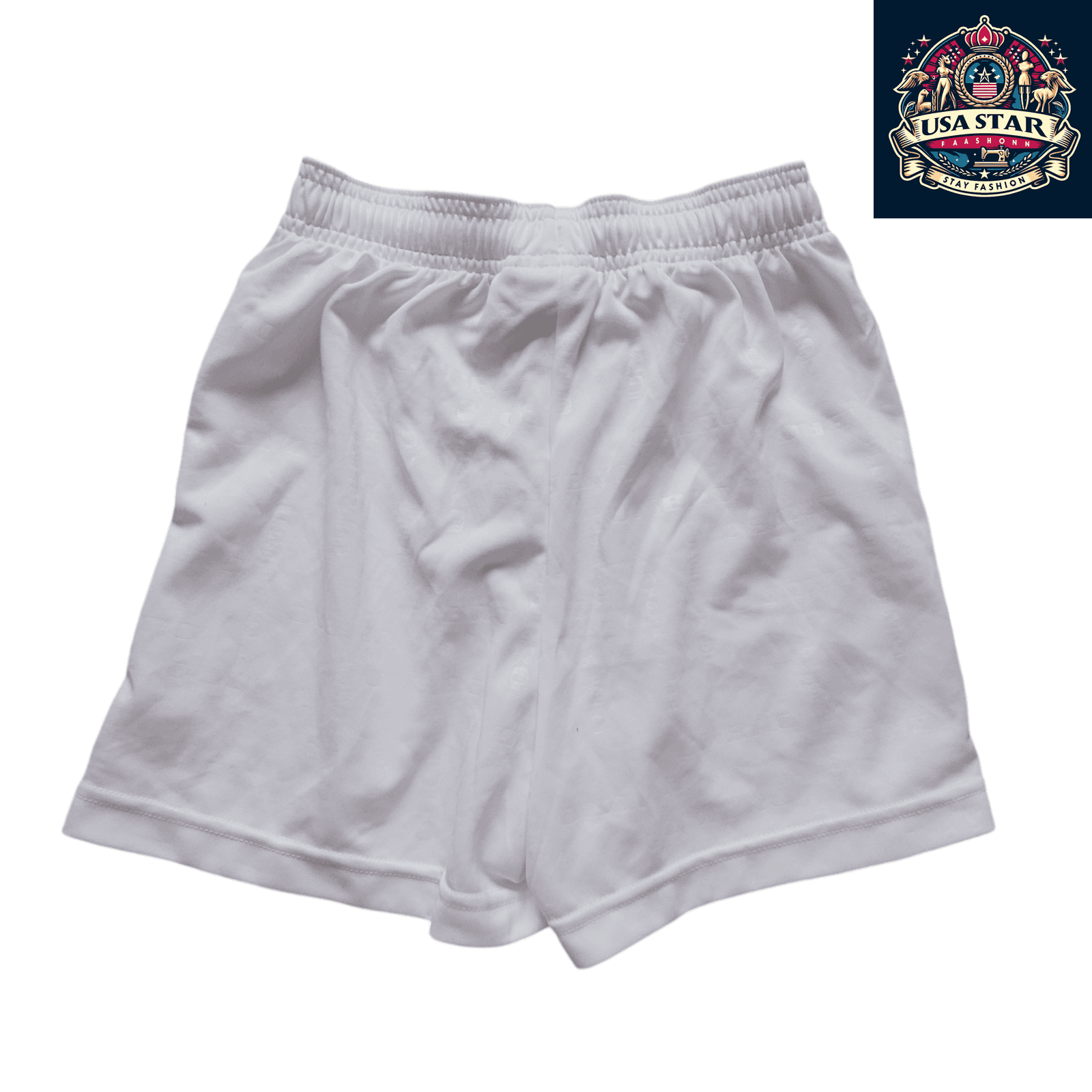 Umbro Shorts For Kids - White Youth Athletic Shorts Size 158 (79/2) with Elastic Waistband - USASTARFASHION