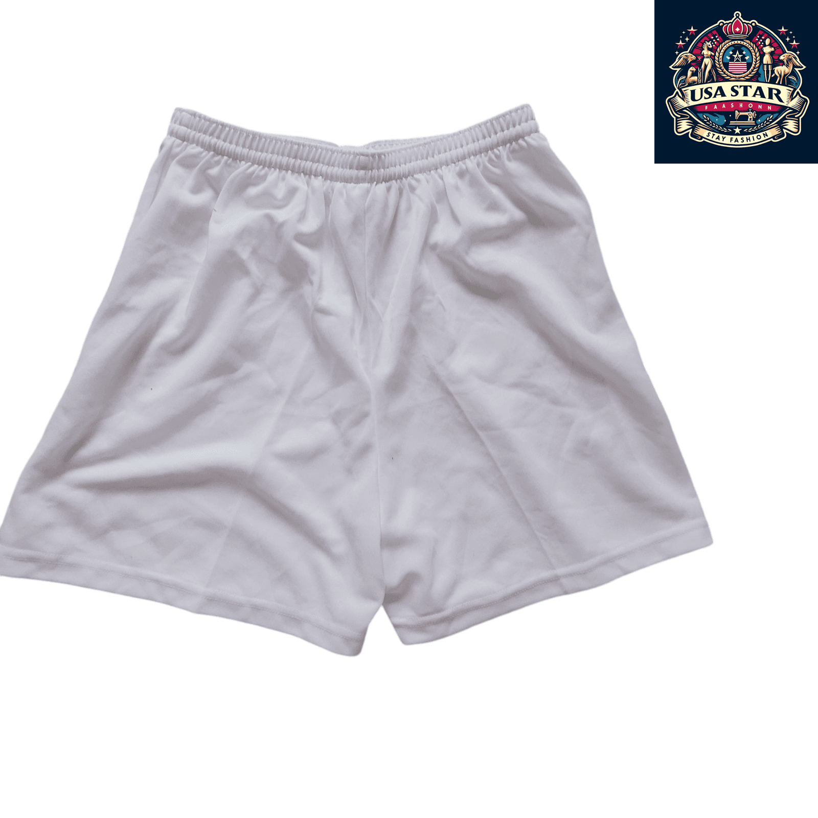 Umbro Youth Soccer Shorts, Size 152/158, Lightweight White Fabric, Elastic Waistband, Breathable Design - USASTARFASHION