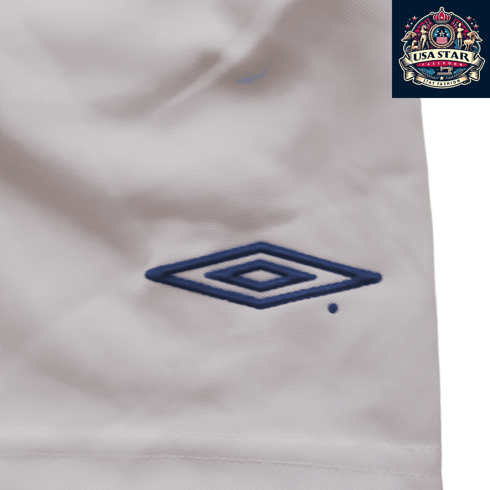 Umbro Youth Soccer Shorts, Size 152/158, Lightweight White Fabric, Elastic Waistband, Breathable Design - USASTARFASHION